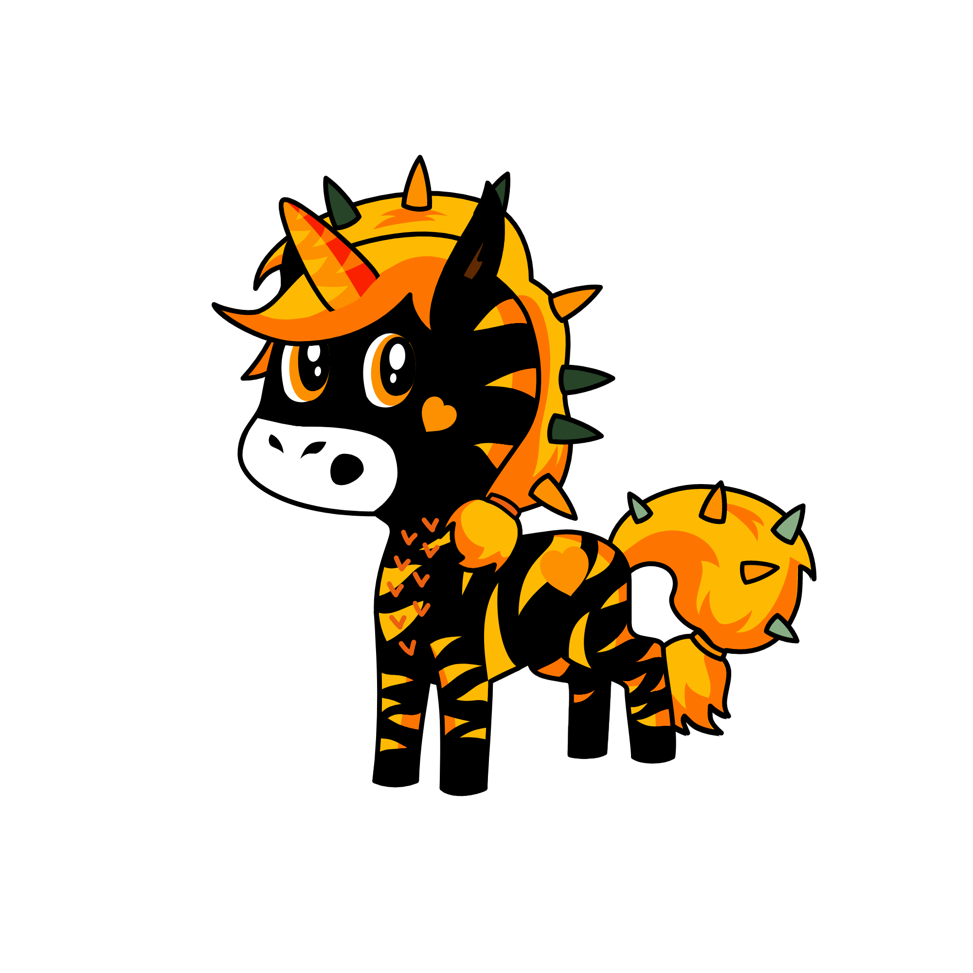 Pumpkin, the unicorn