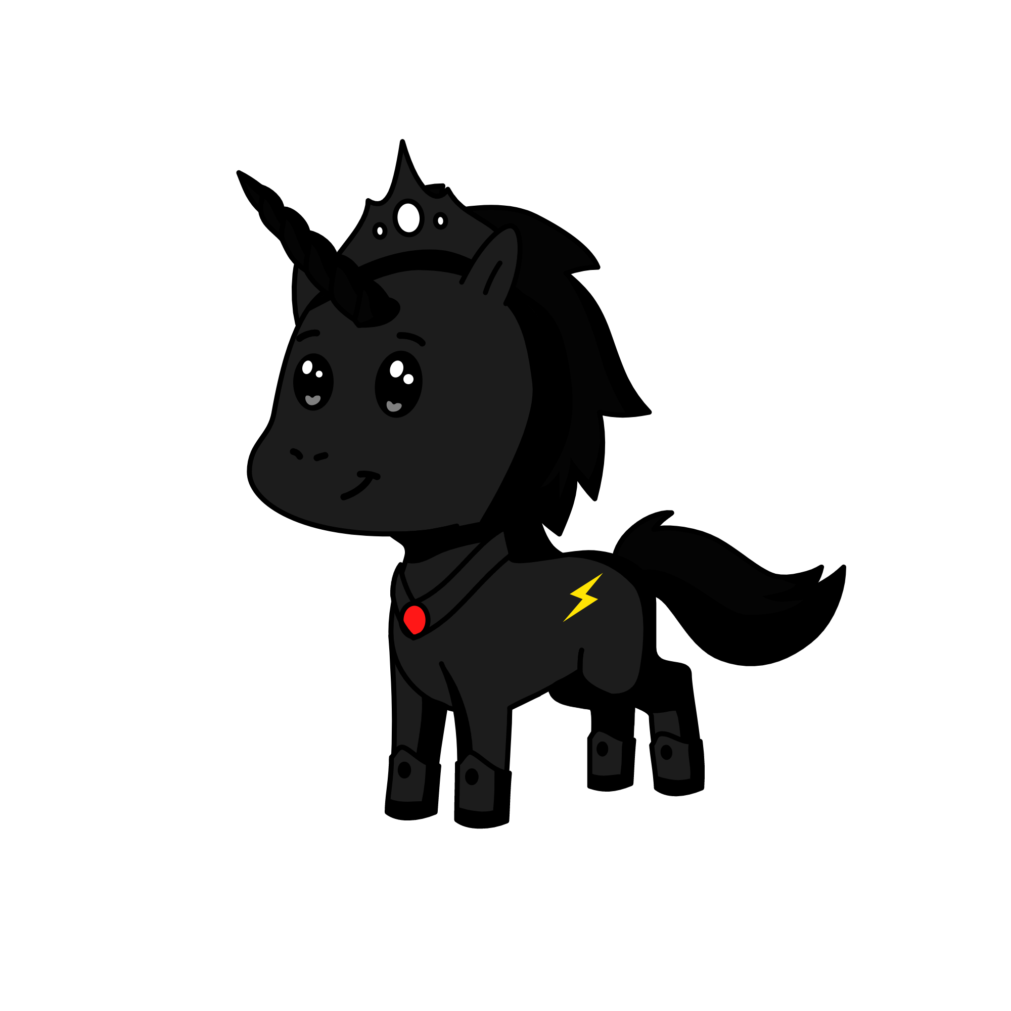 dark boy, the unicorn