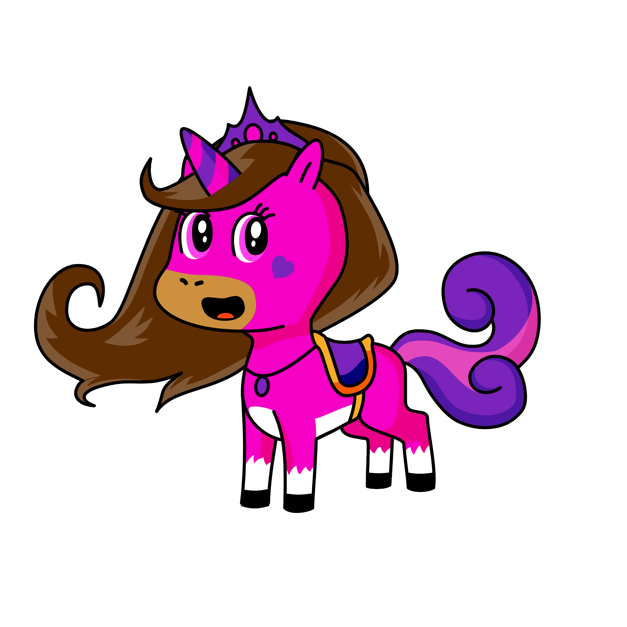 rose, the unicorn