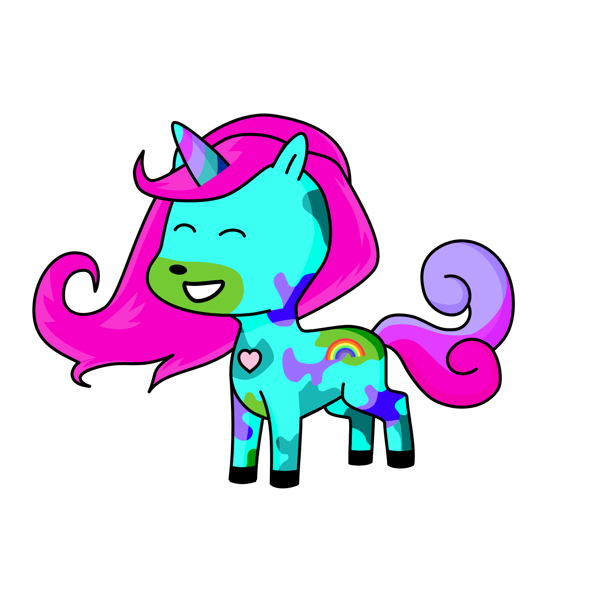 Midnight, the unicorn