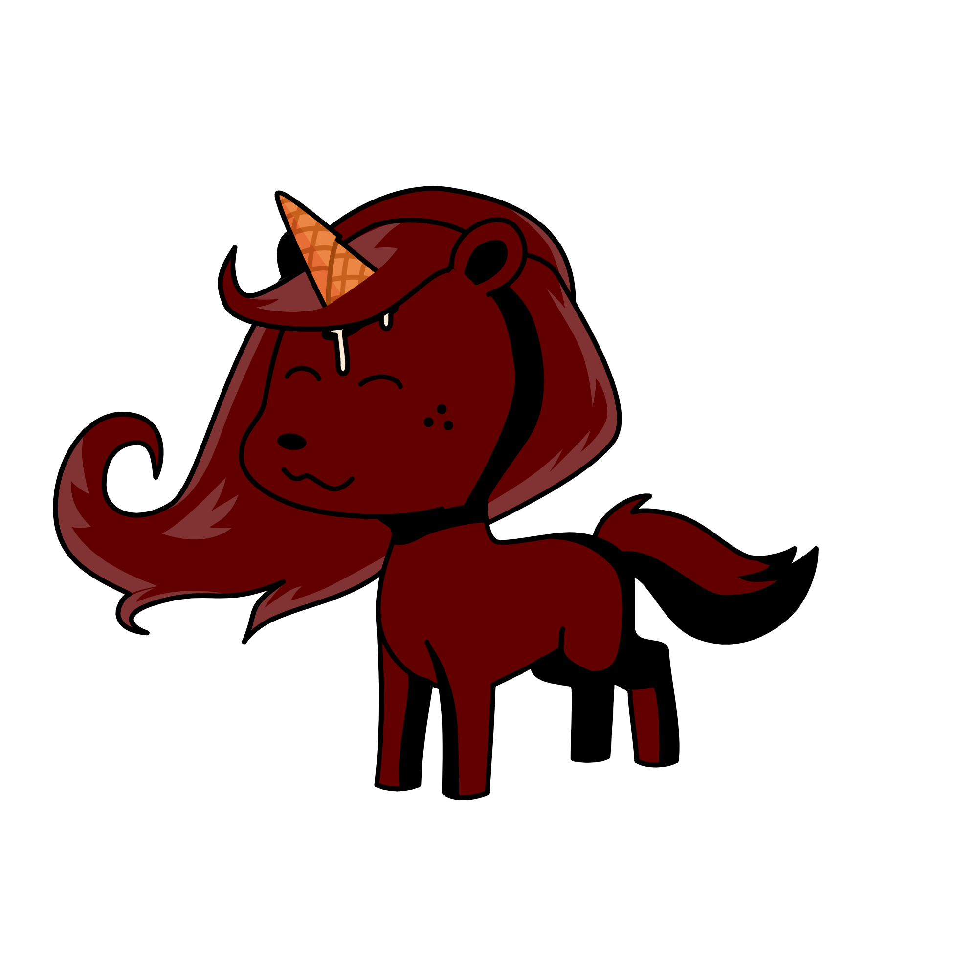 helado de chocolate, the unicorn