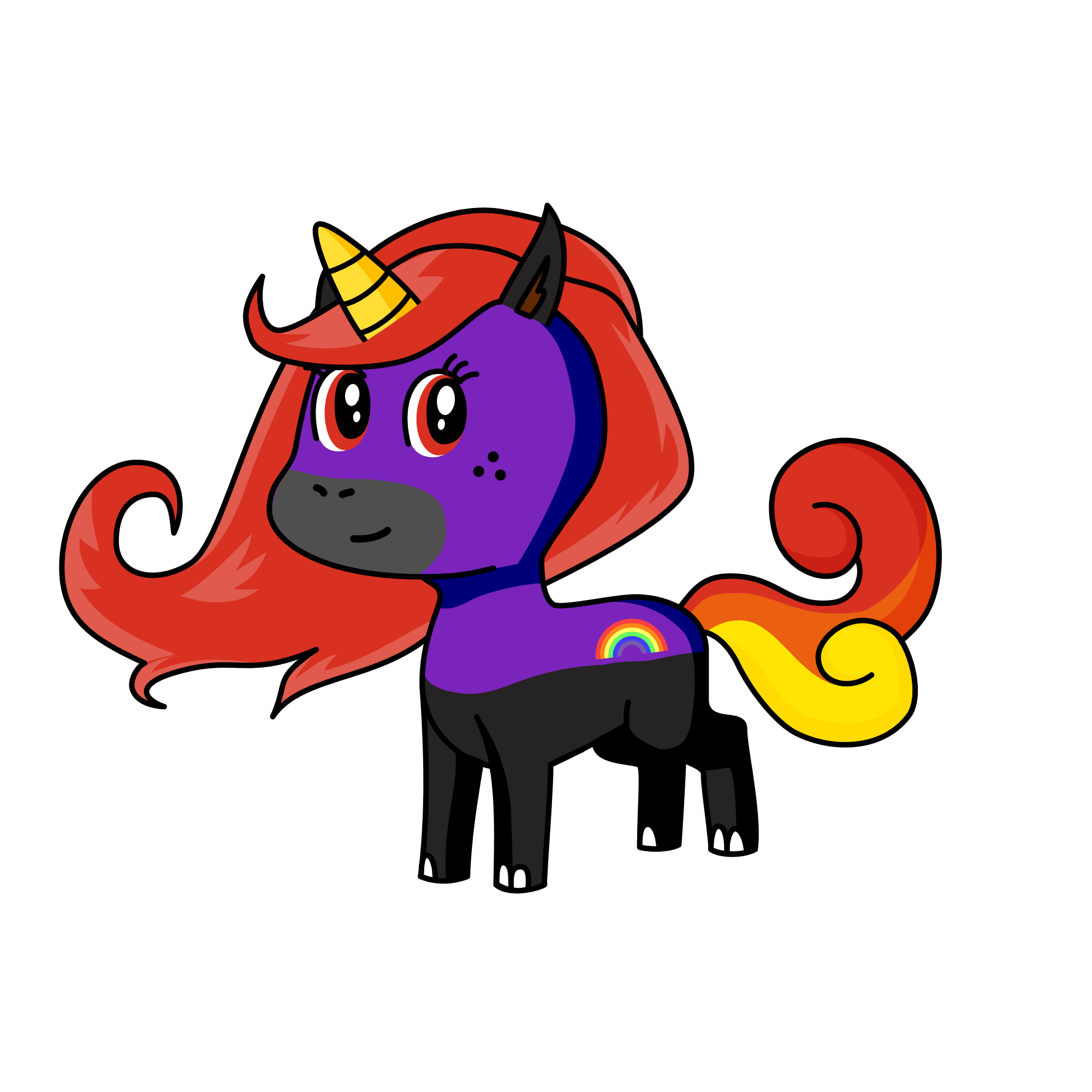 Moonlight, the unicorn