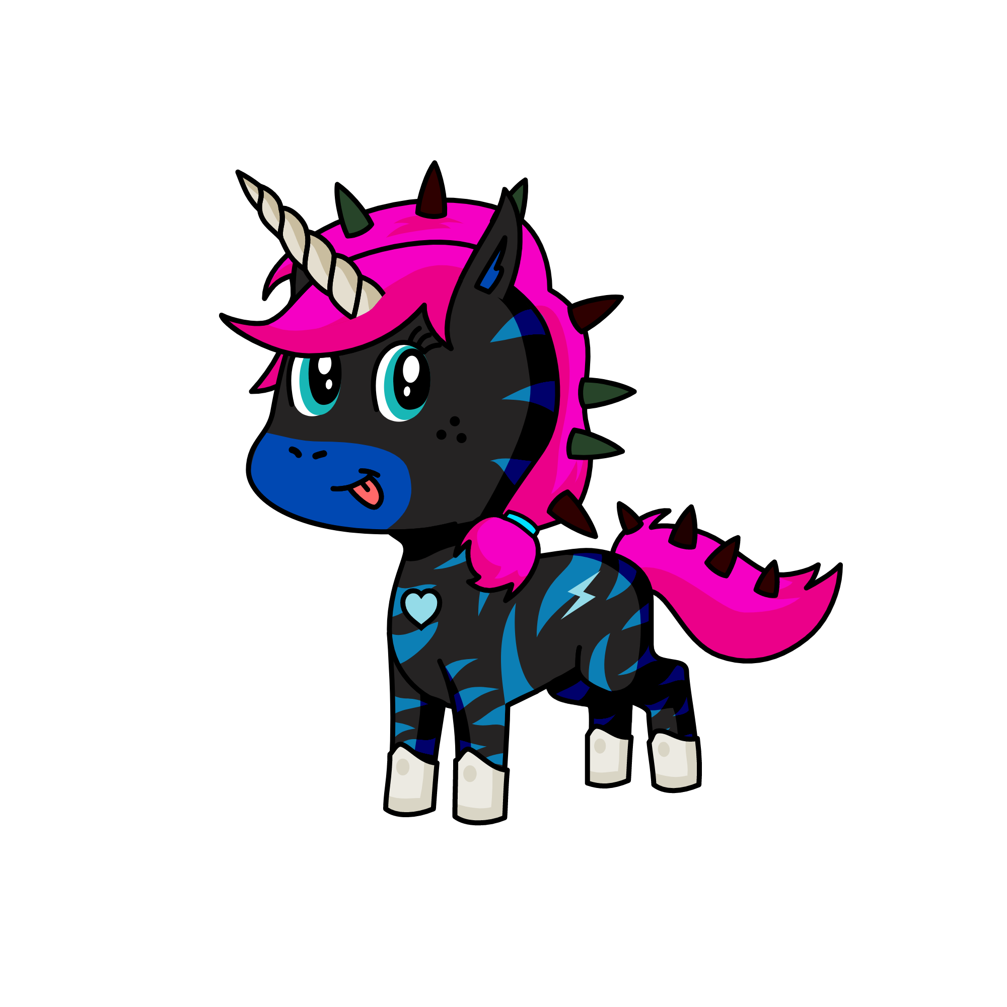 Dawn, the unicorn