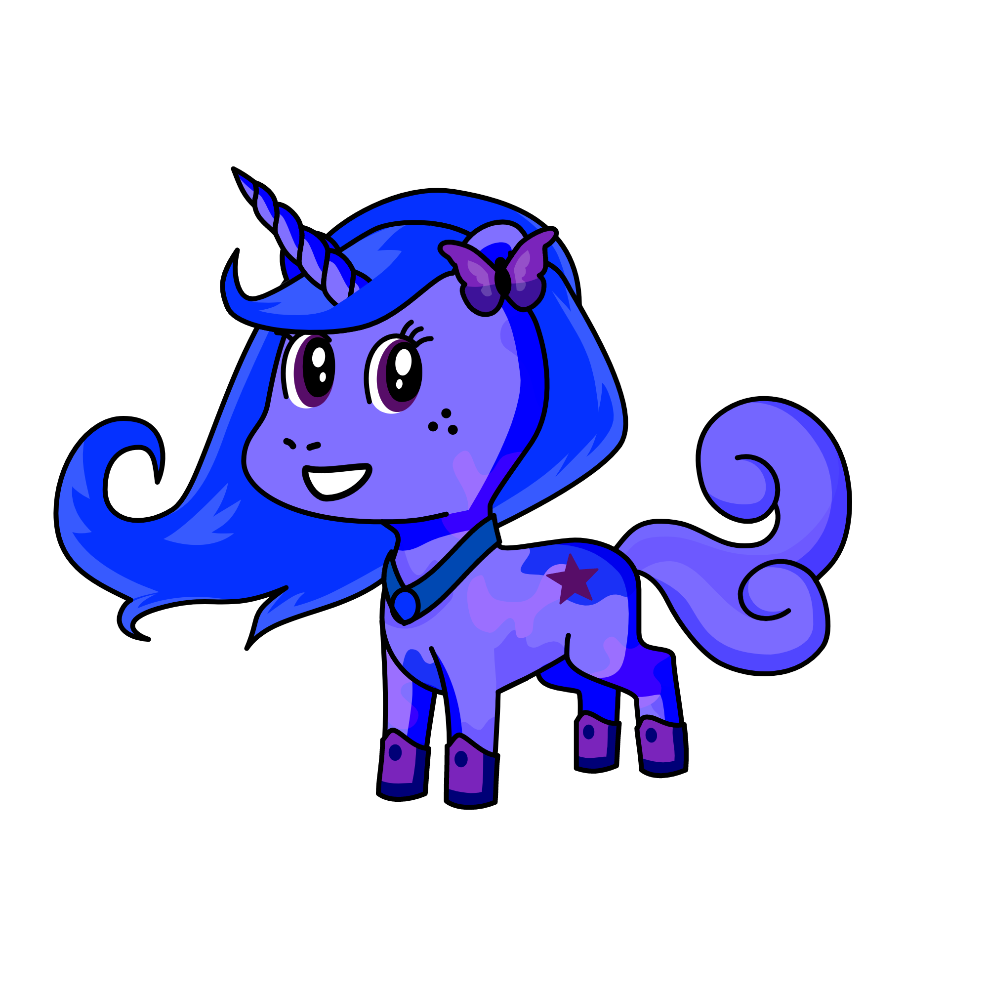 darksey, the unicorn