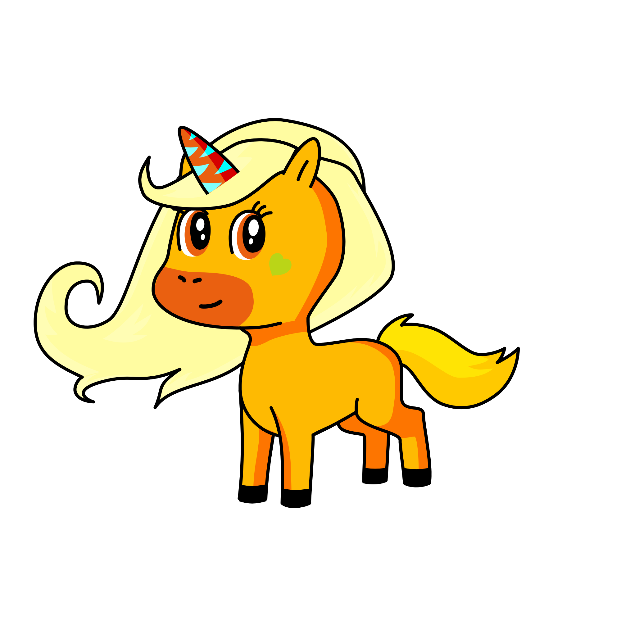 Unicornio sun, the unicorn