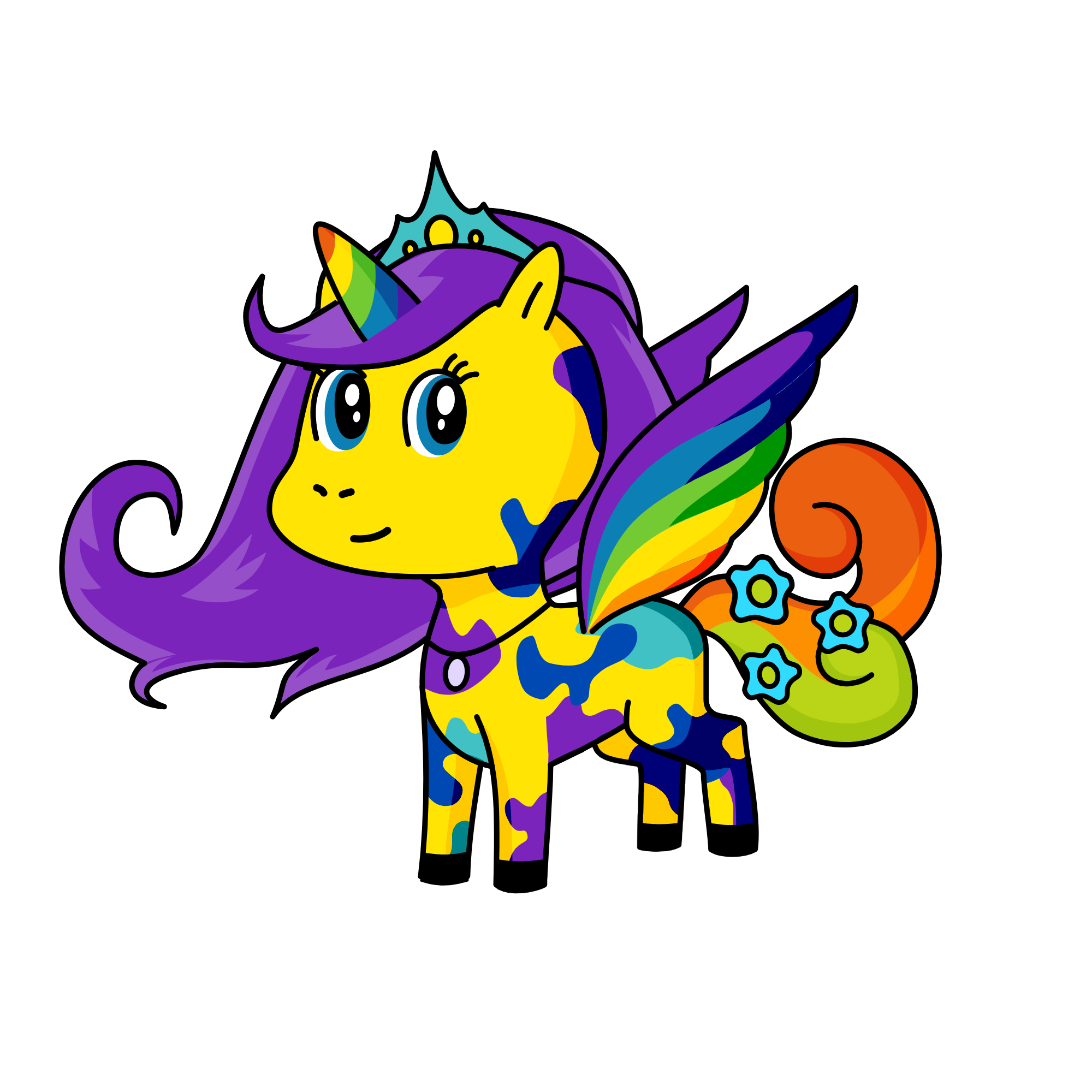 rainbow, the unicorn