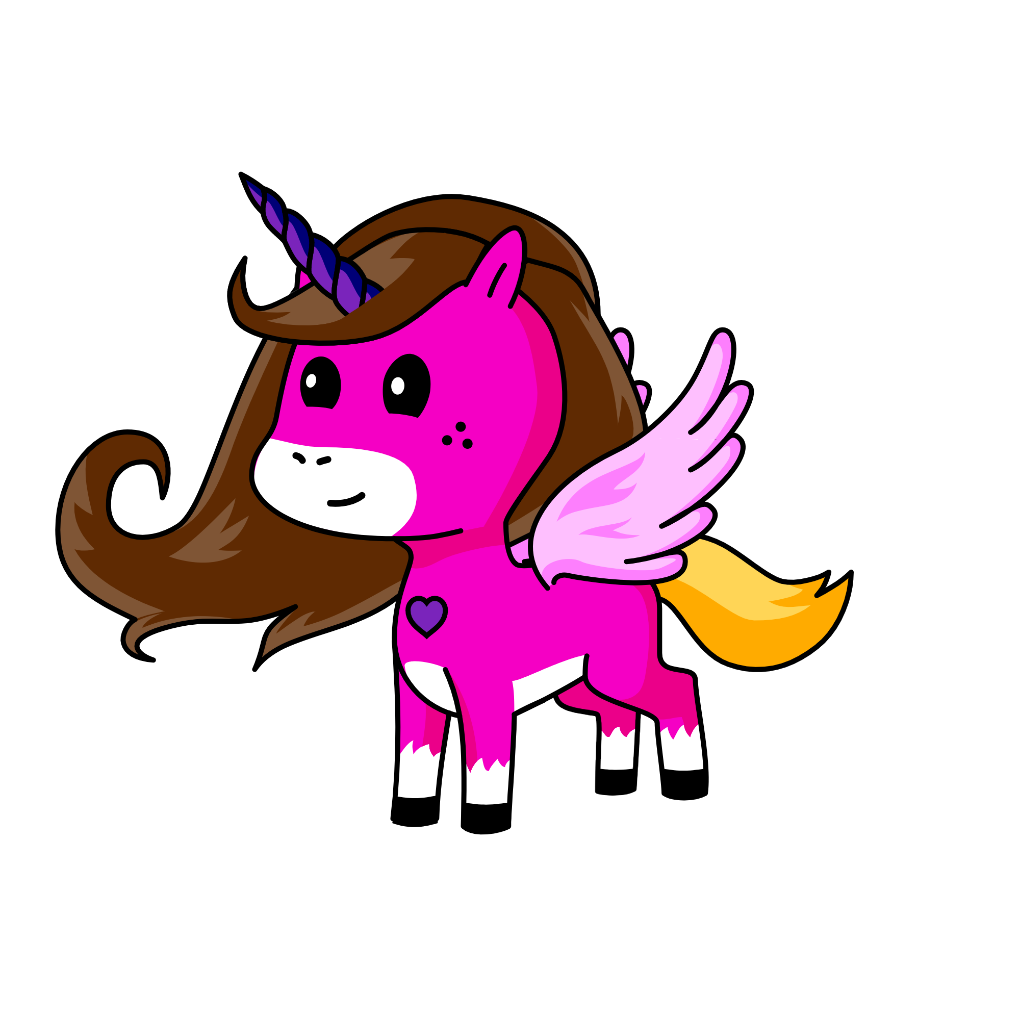 Rainbow Dash, the unicorn
