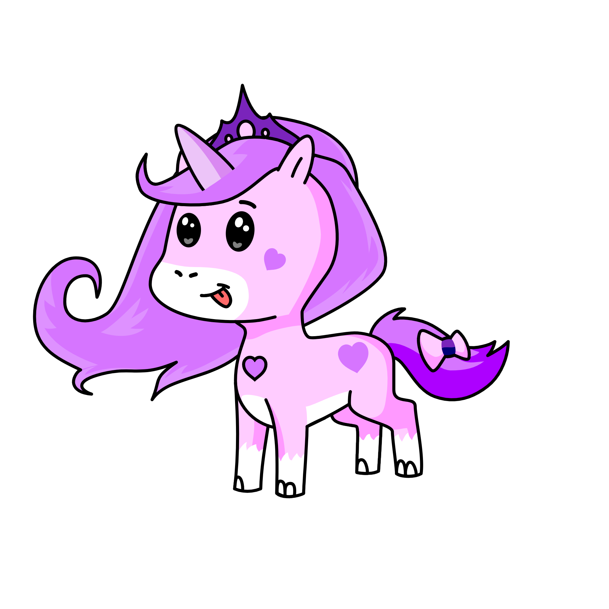 sparkly 🦄, the unicorn