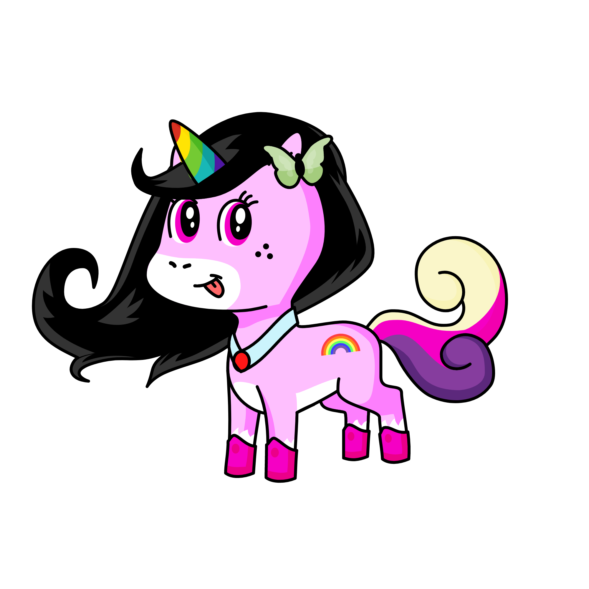 pony, the unicorn