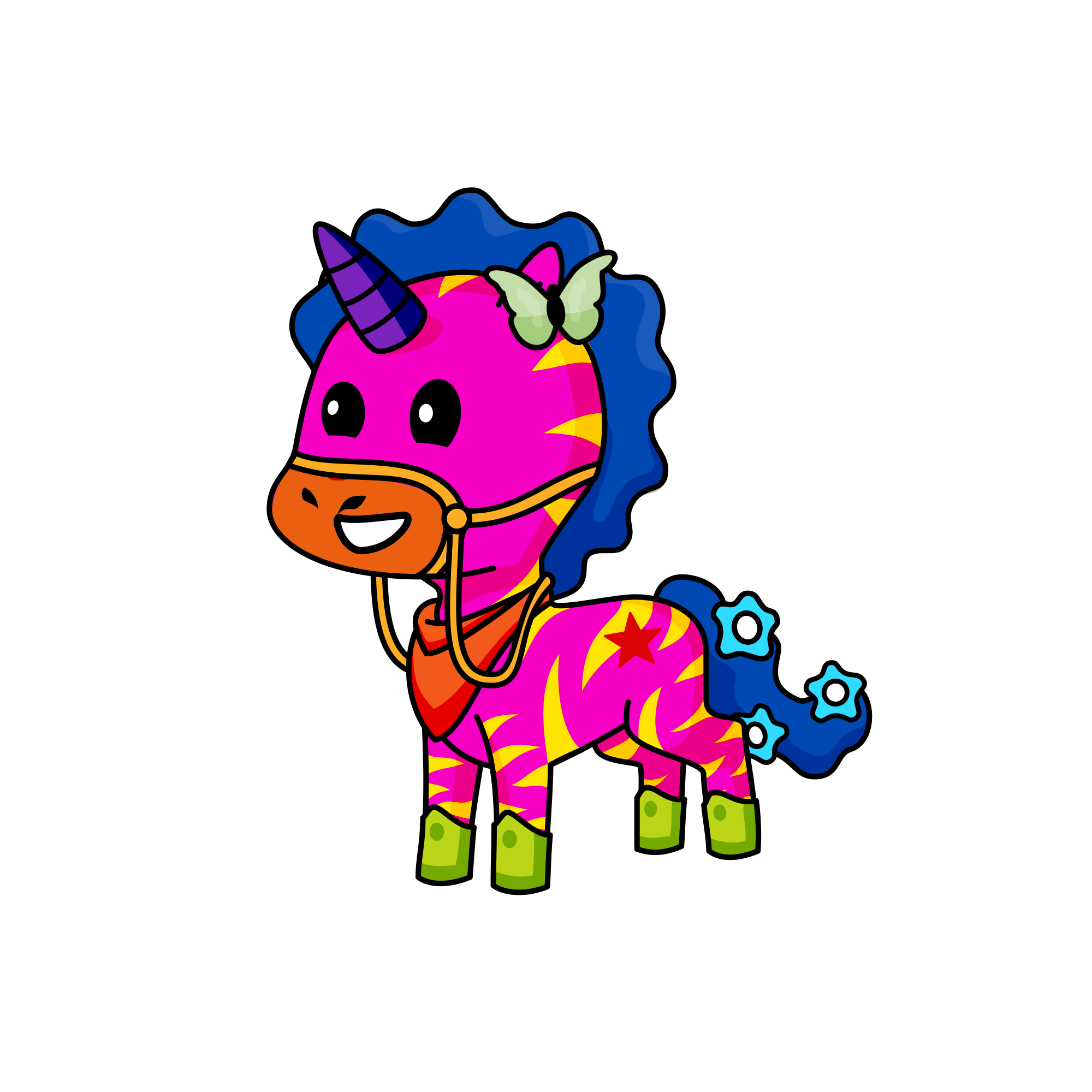 Next, the unicorn