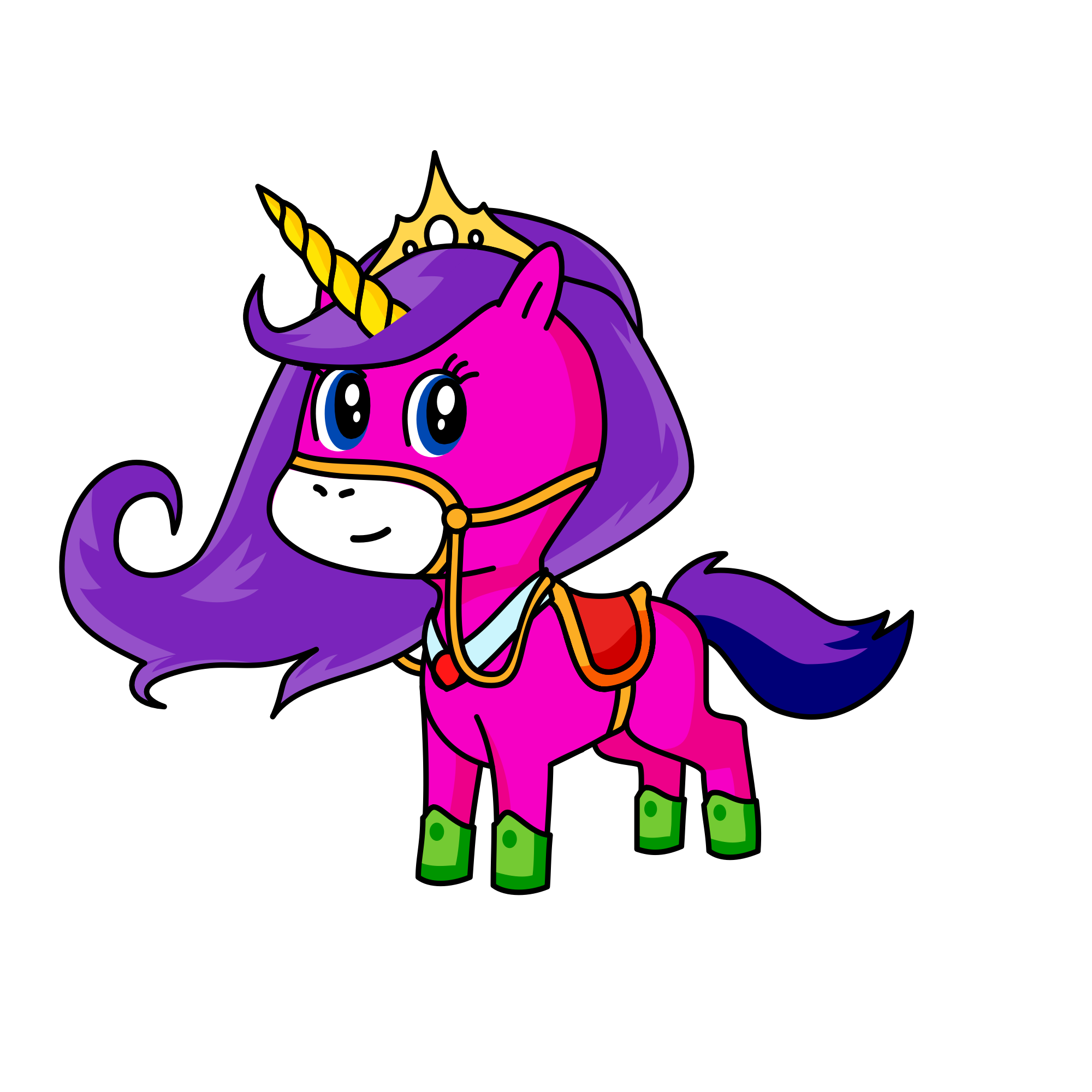 Pony, the unicorn
