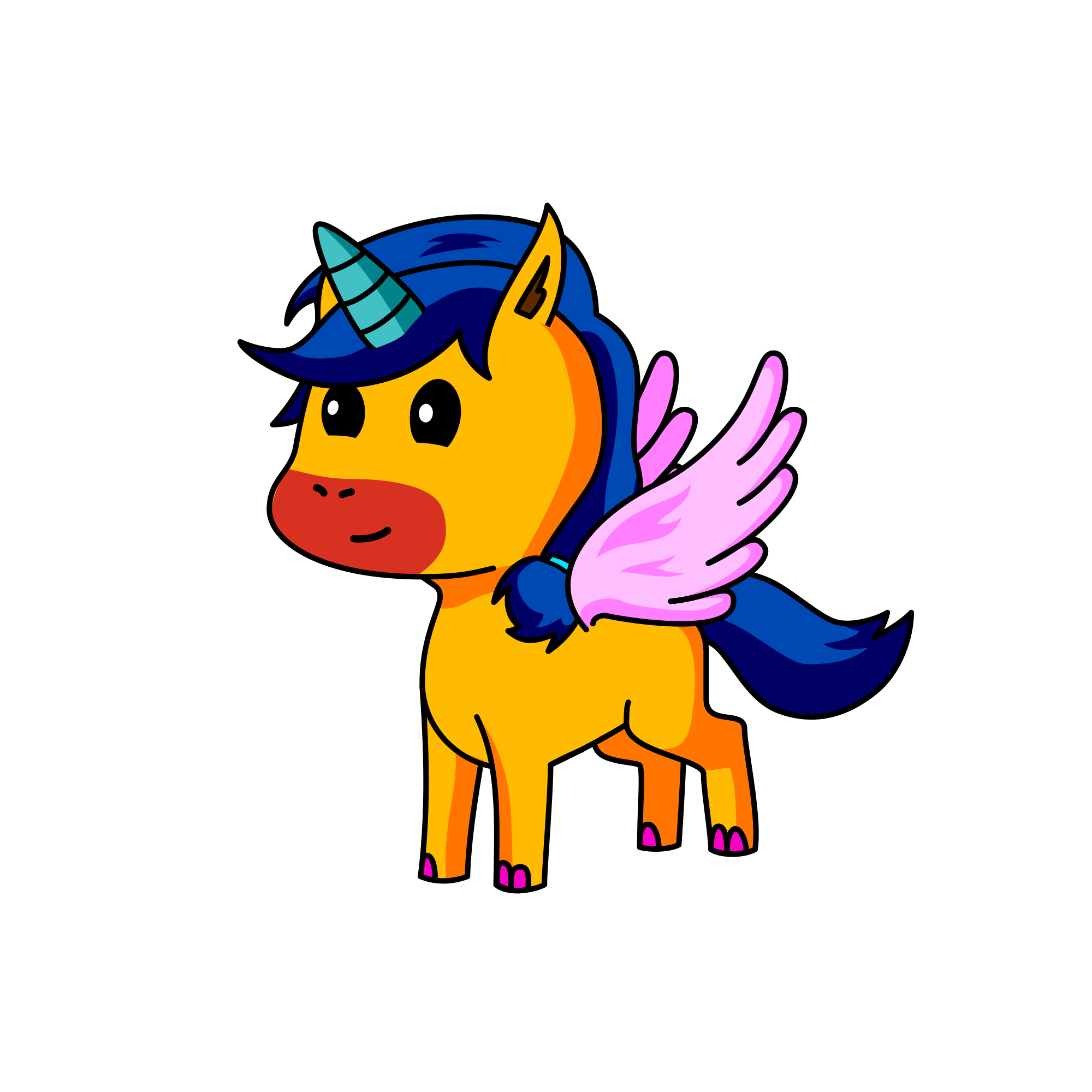Dragon unicorn, the unicorn