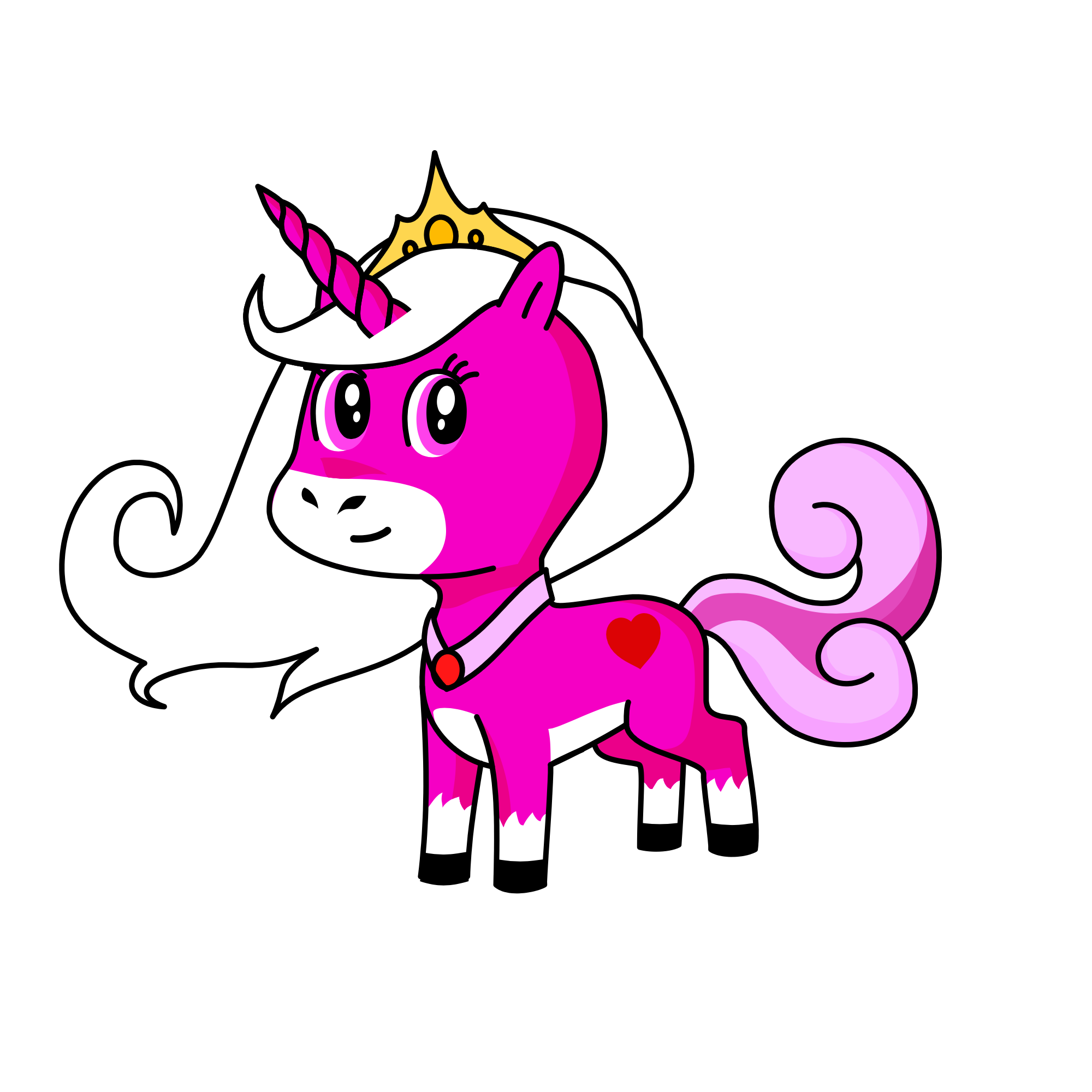 Sinilini, the unicorn