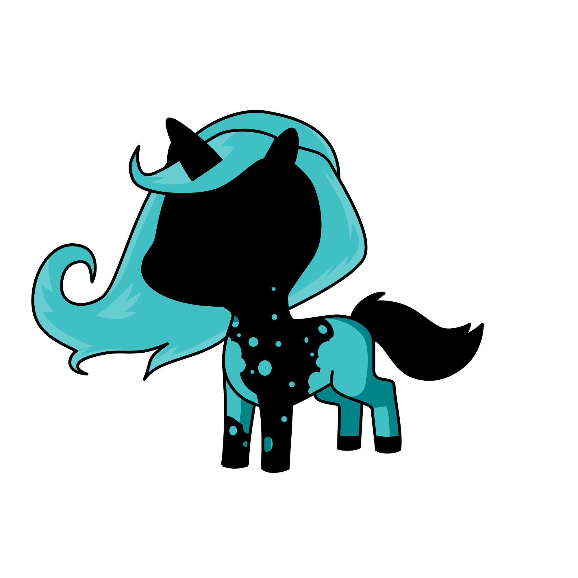 dark, the unicorn
