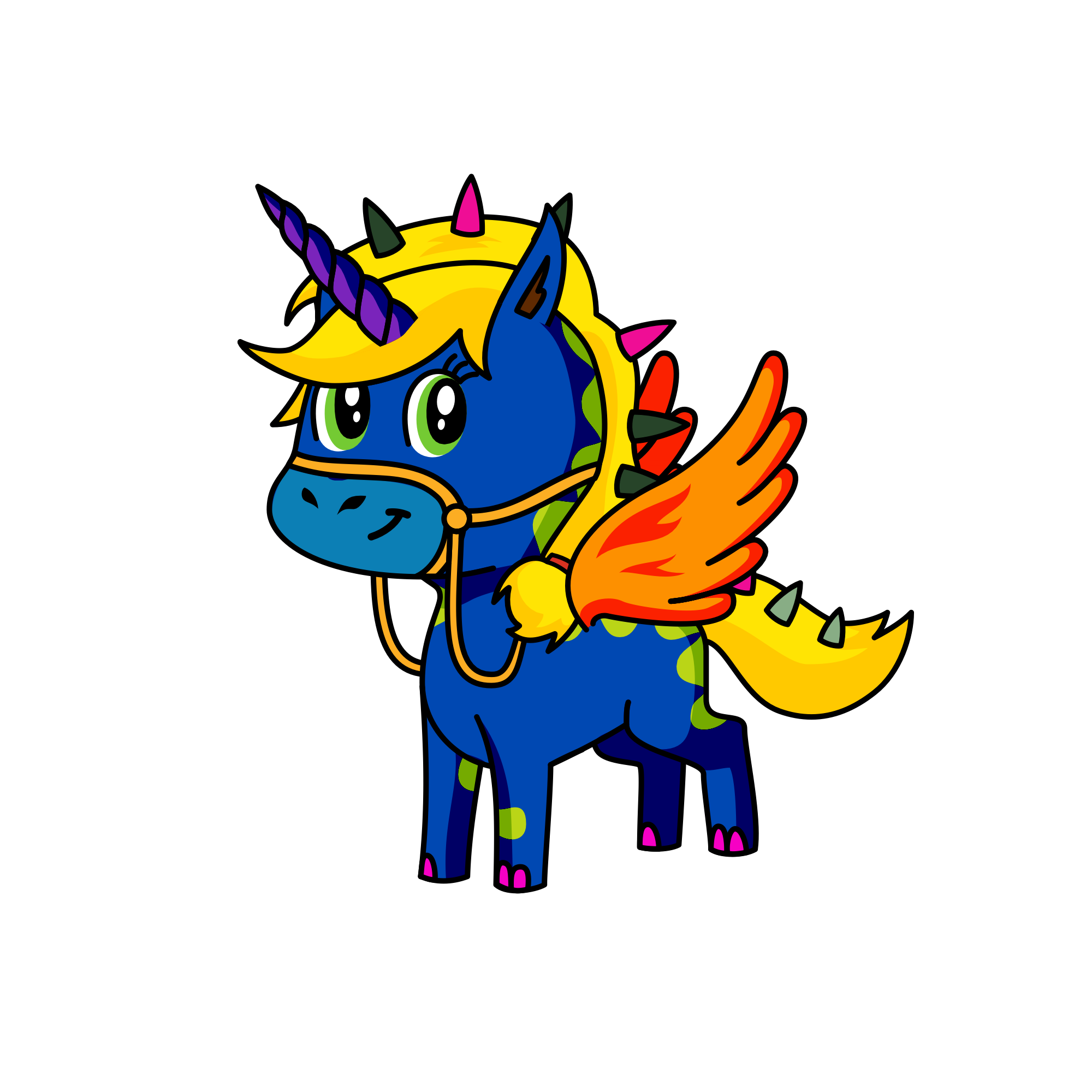 Hair Salon unicorn, the unicorn
