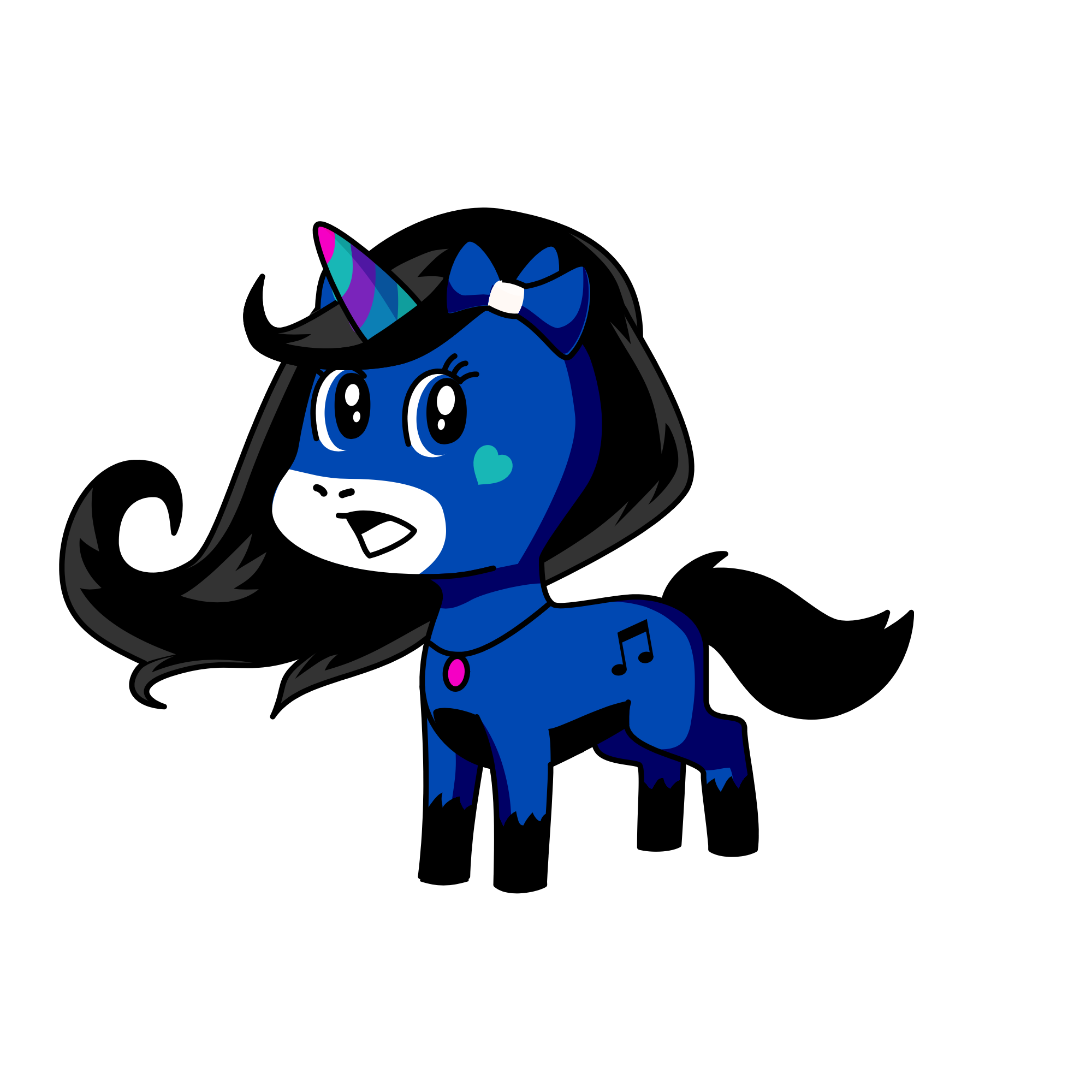 Sky, the unicorn