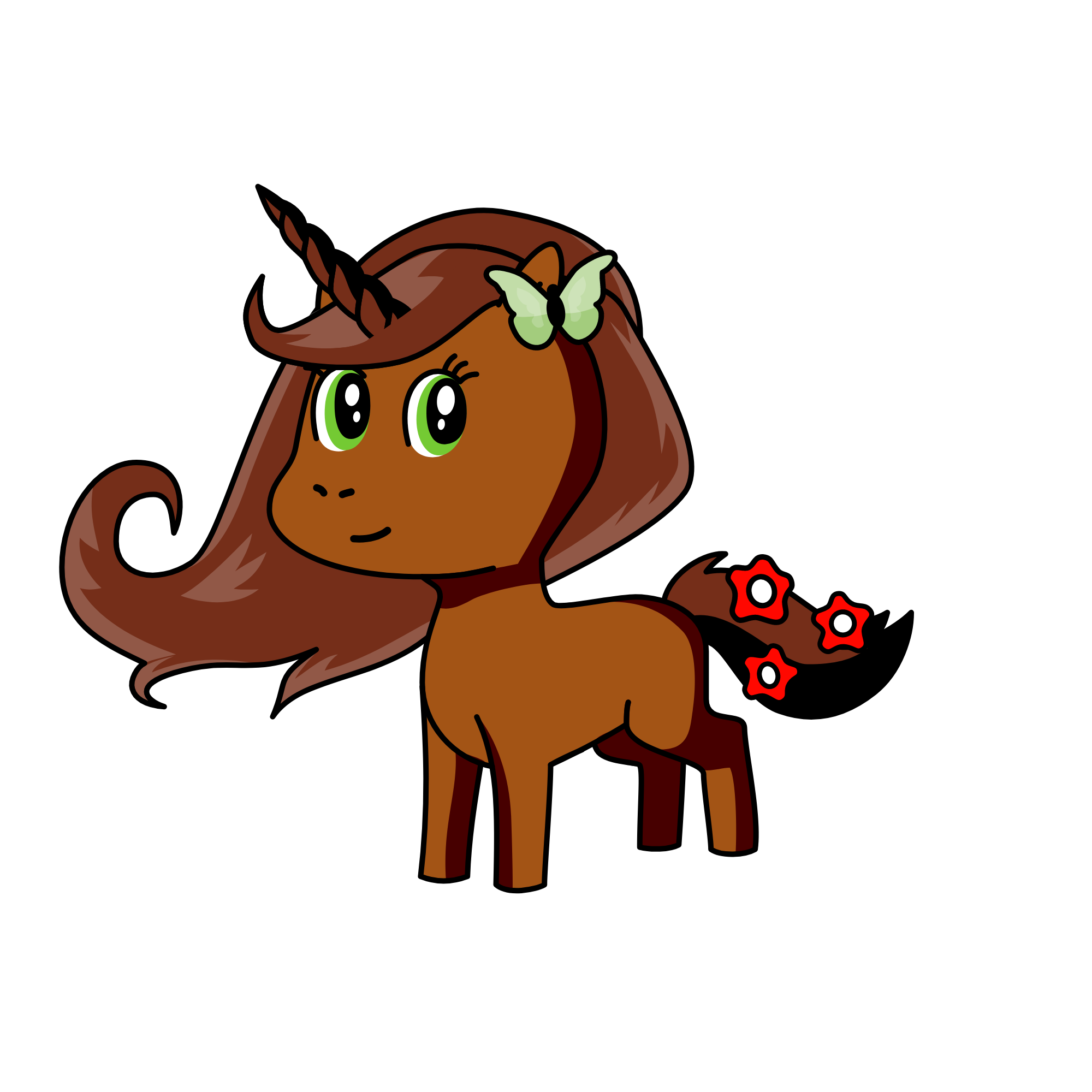 Woodland Flower, the unicorn