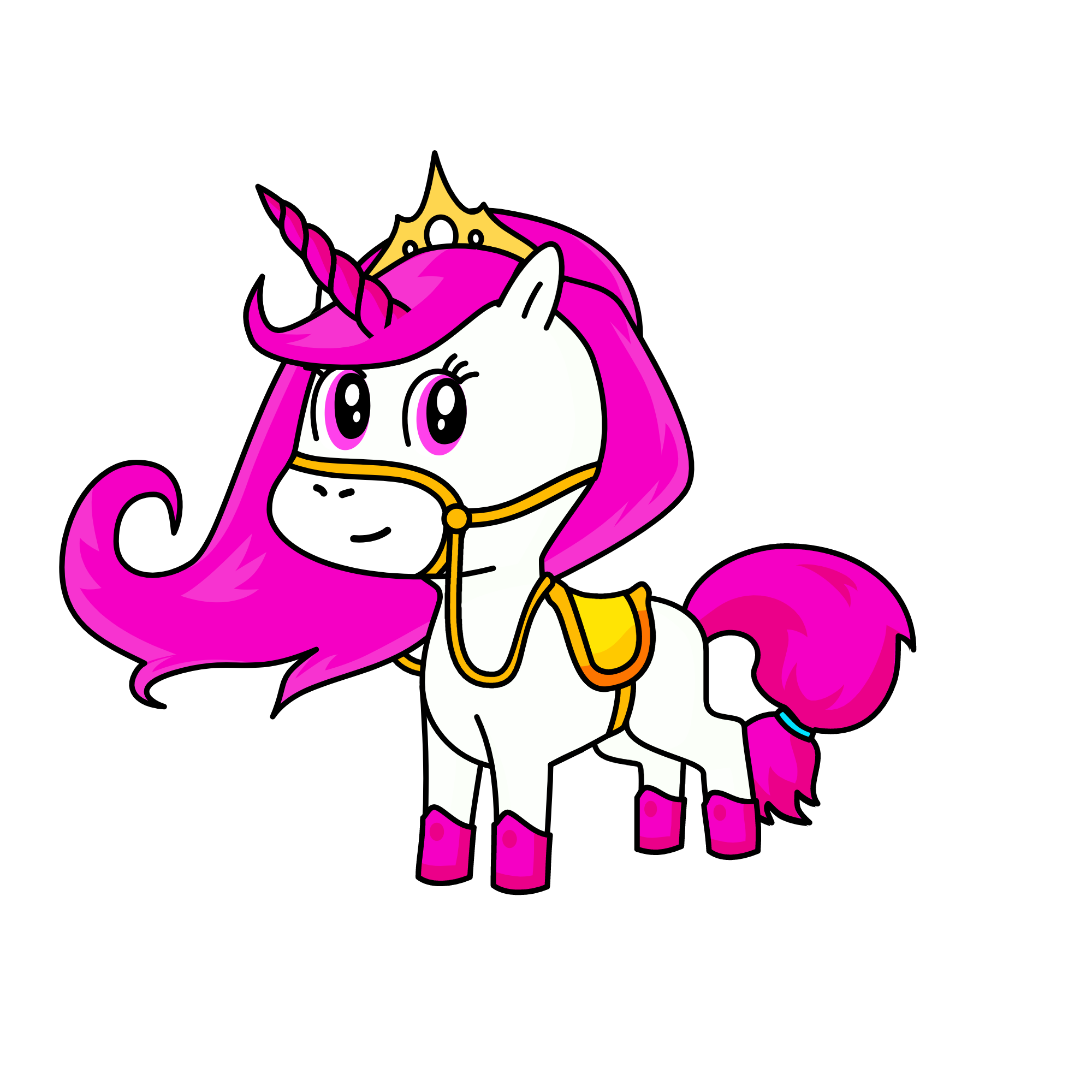 Princess Fire, the unicorn