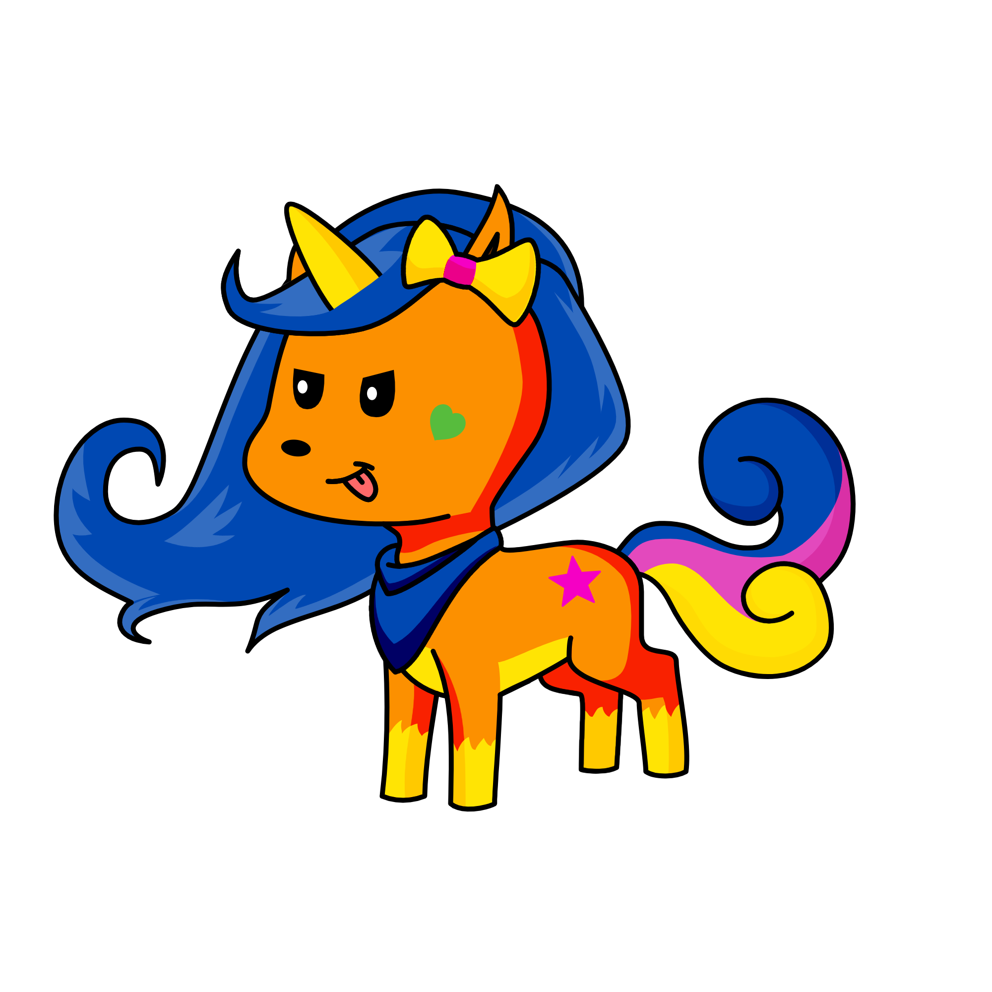 HELLO, the unicorn