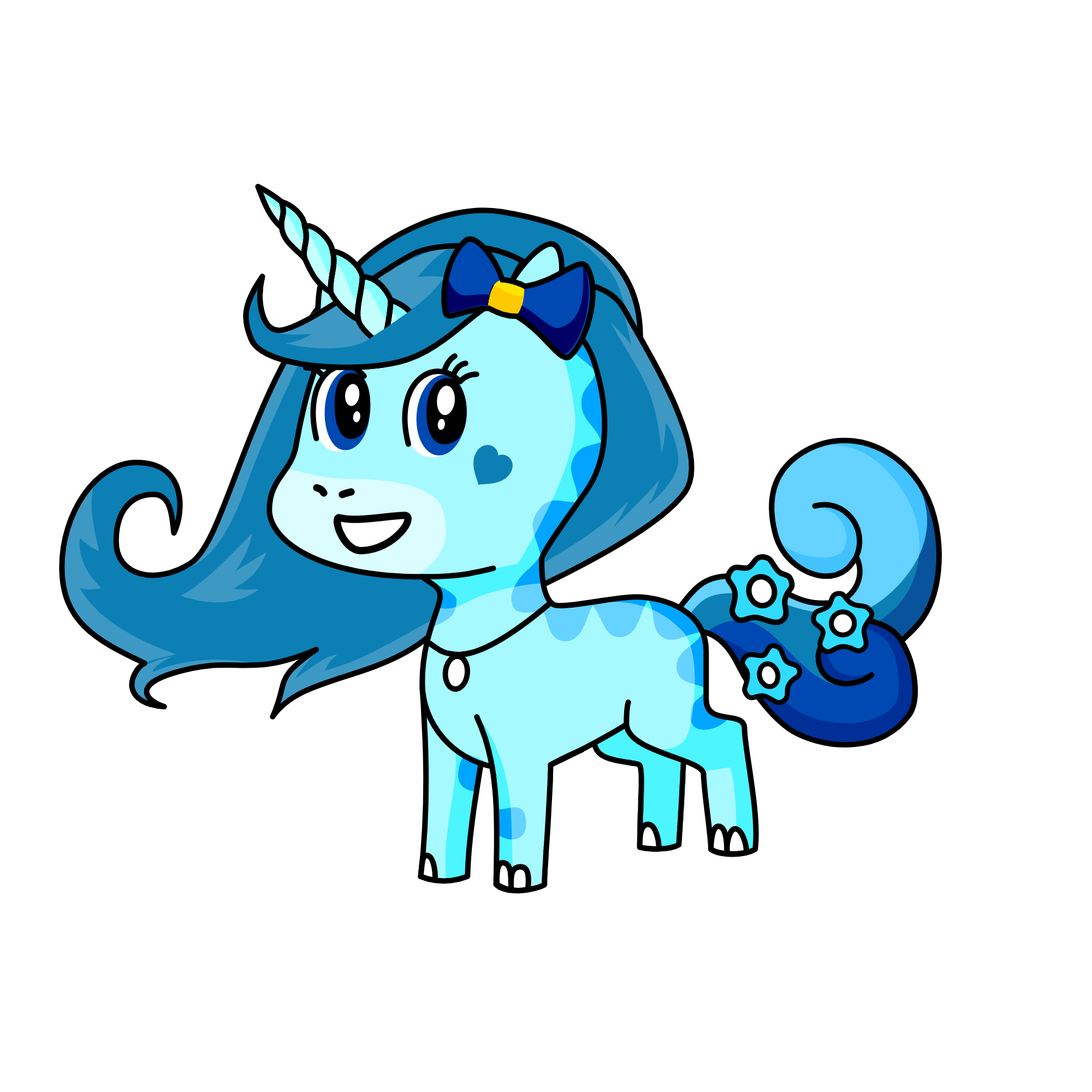 Aqua, the unicorn