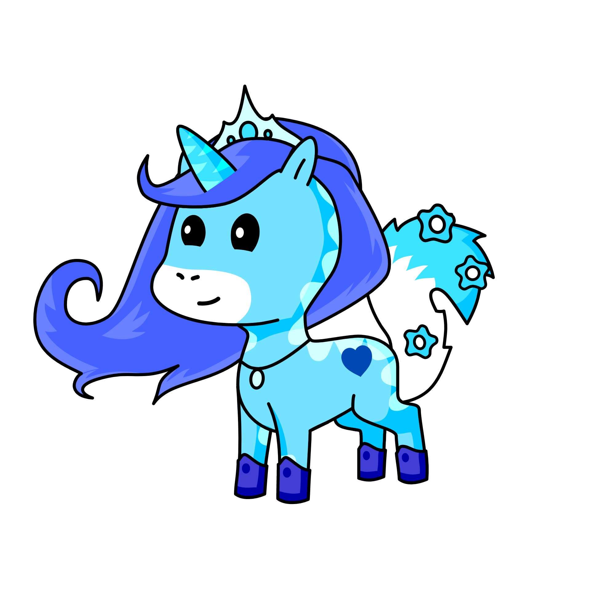 Icicle, the unicorn