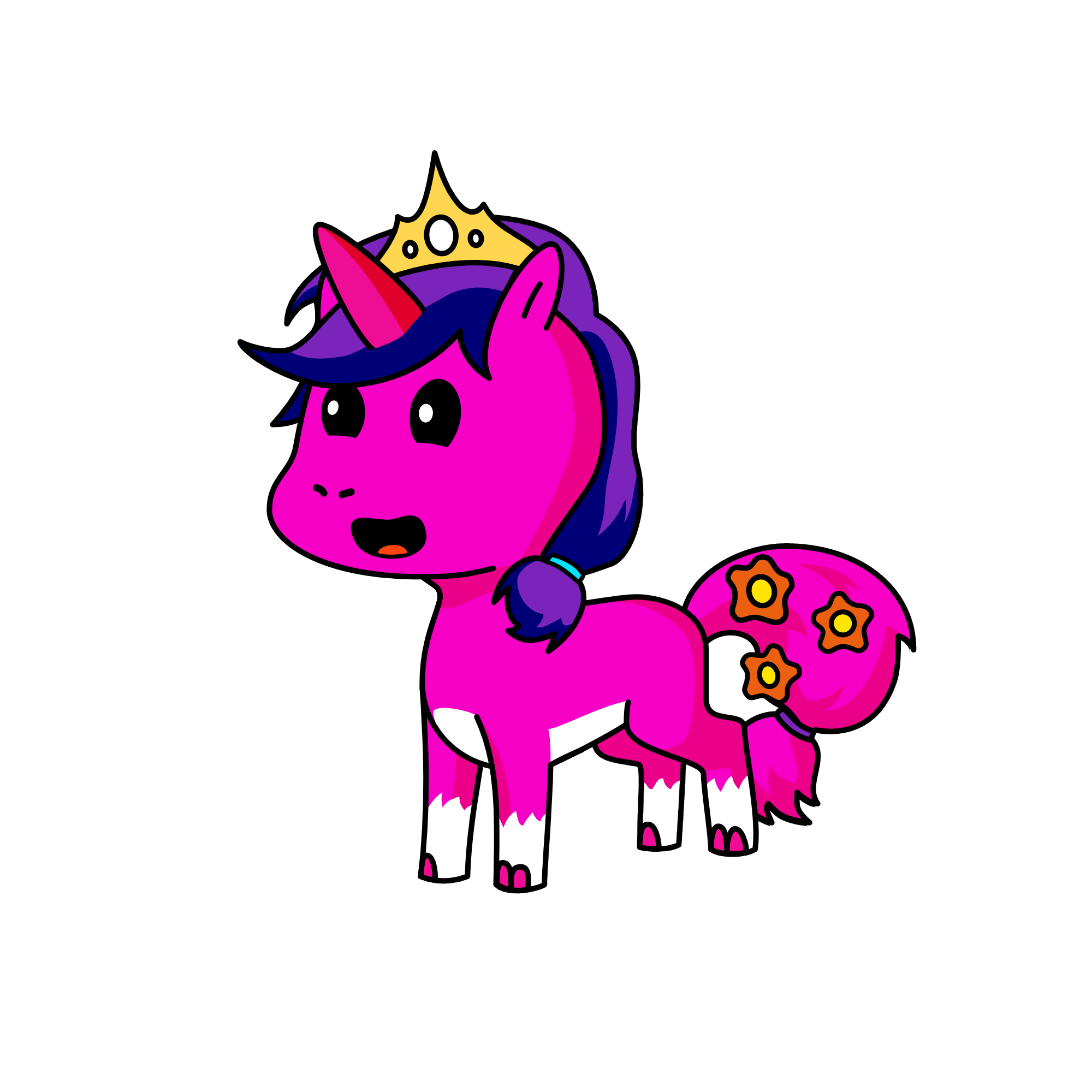  Queen, the unicorn