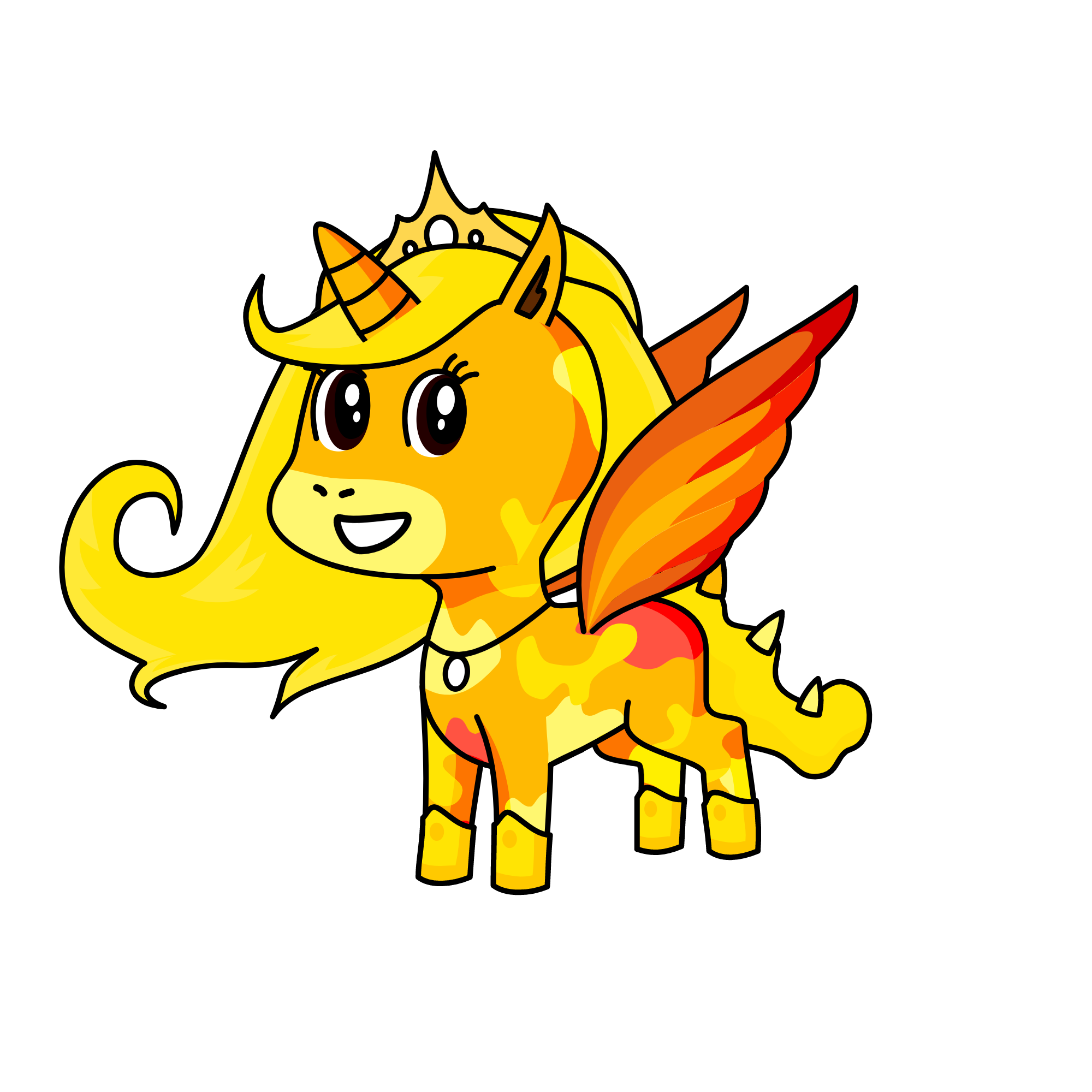 goldenGlare, the unicorn
