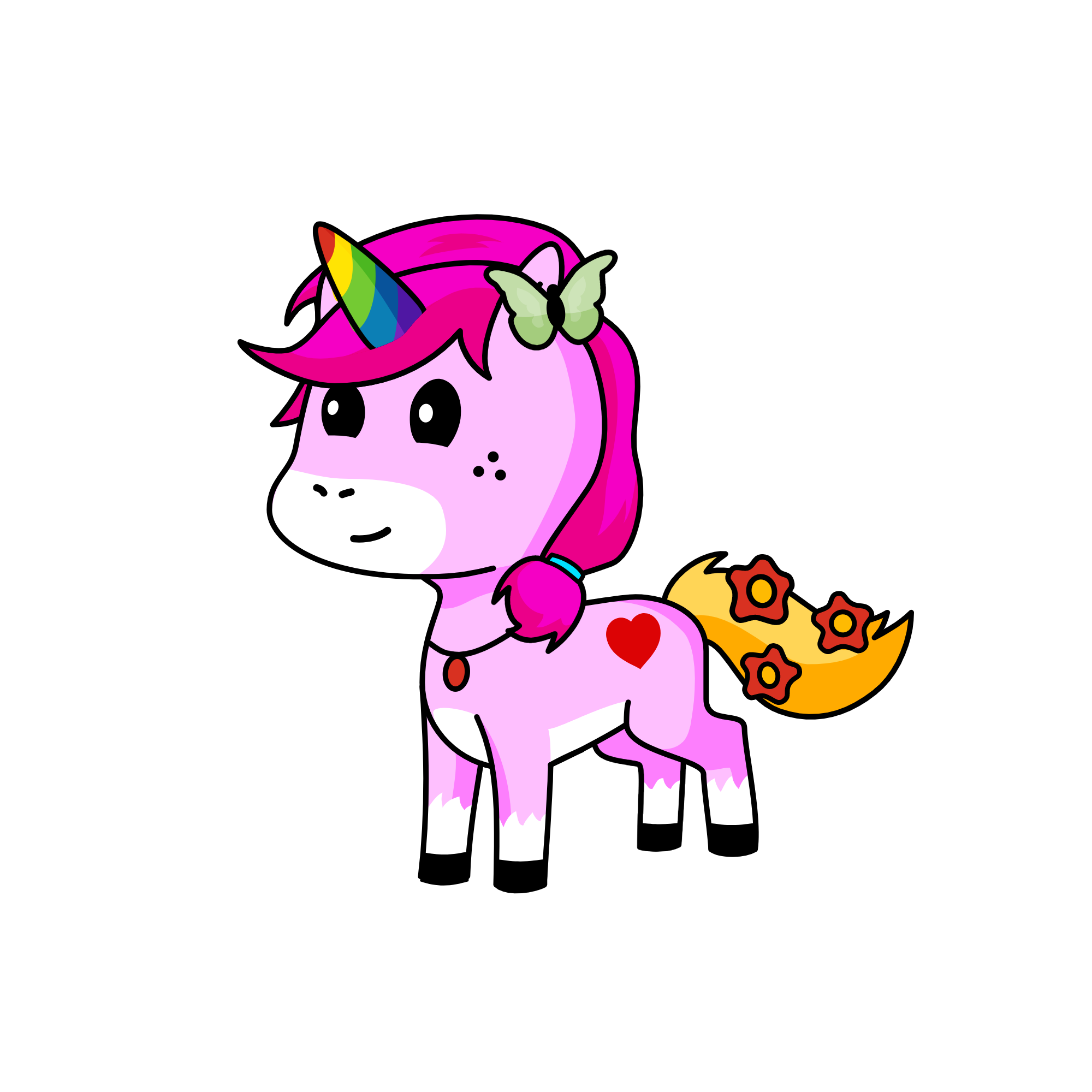 Princess Milly, the unicorn
