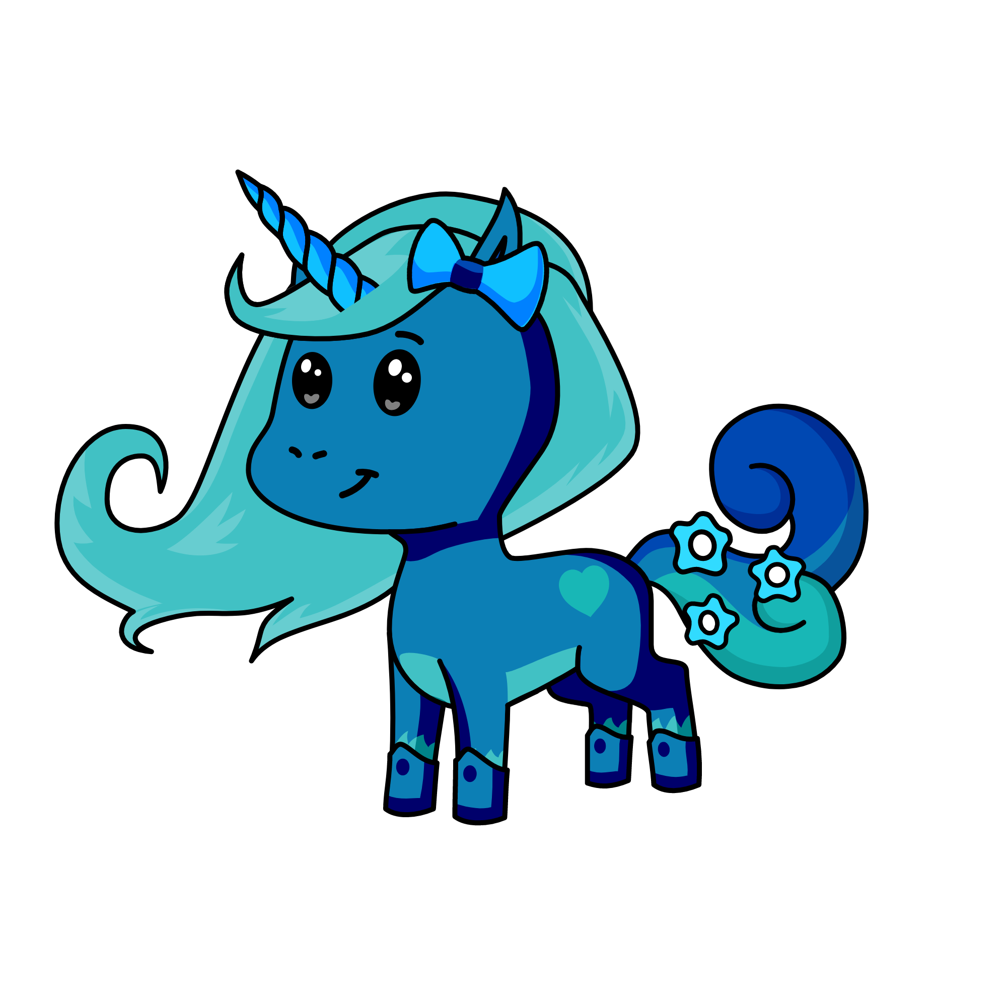Snowy, the unicorn