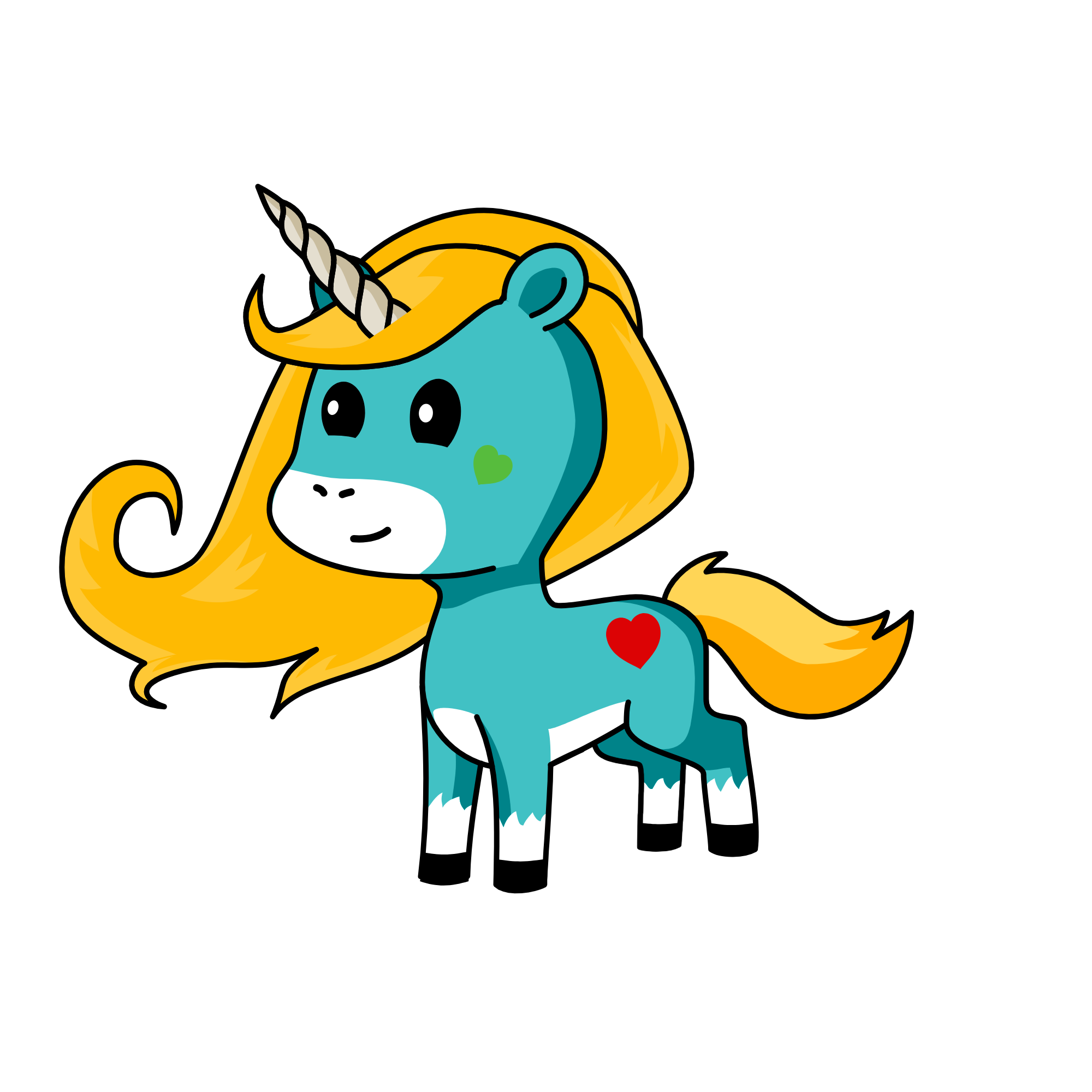 princess bluny, the unicorn