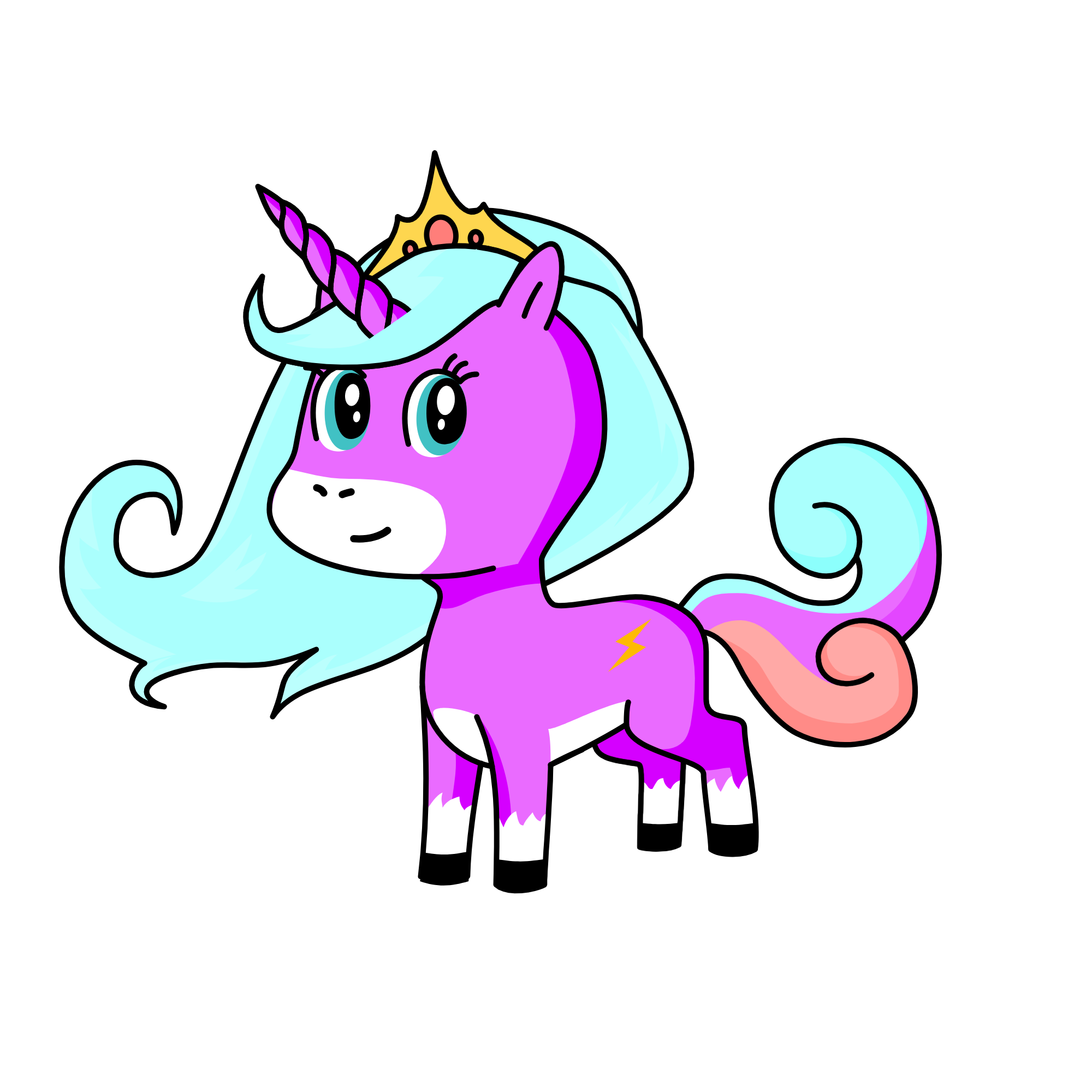 happy glitter babe♥, the unicorn