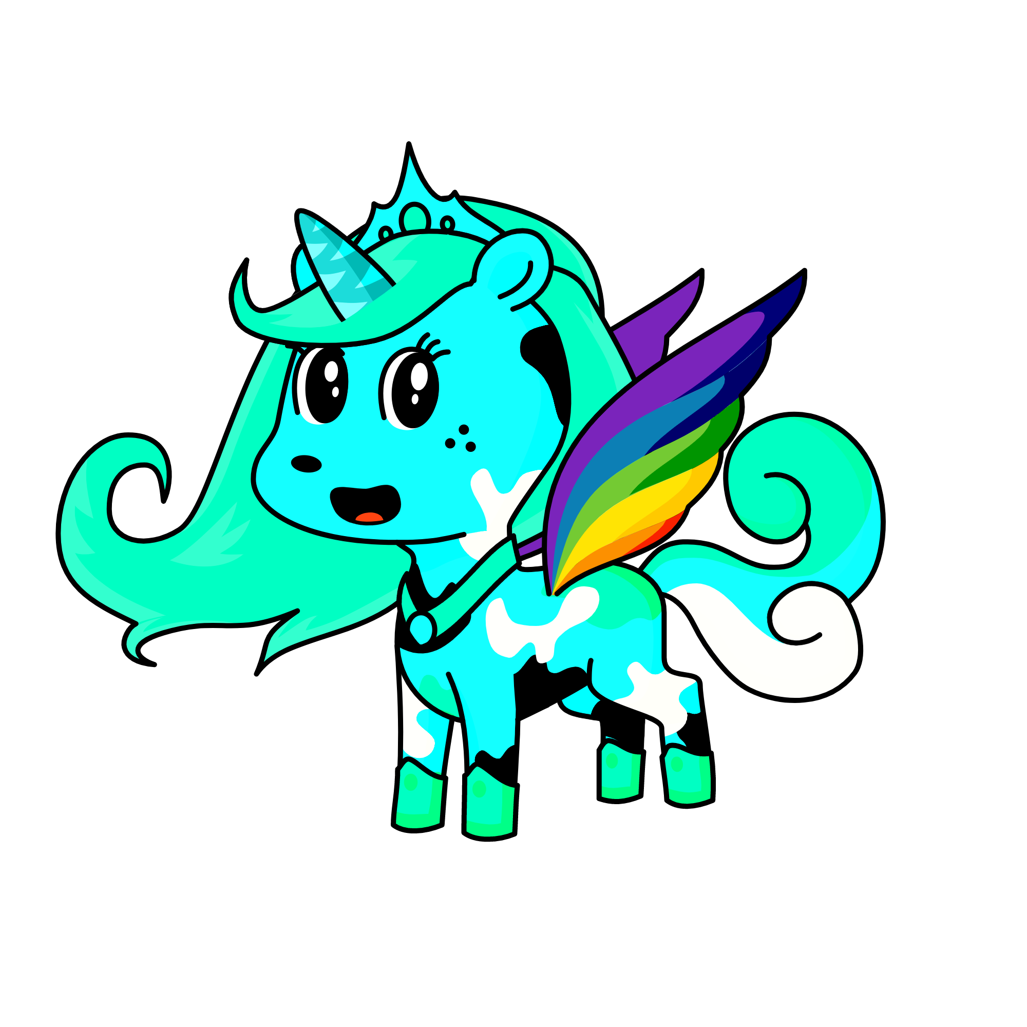 imaginary unicorn, the unicorn