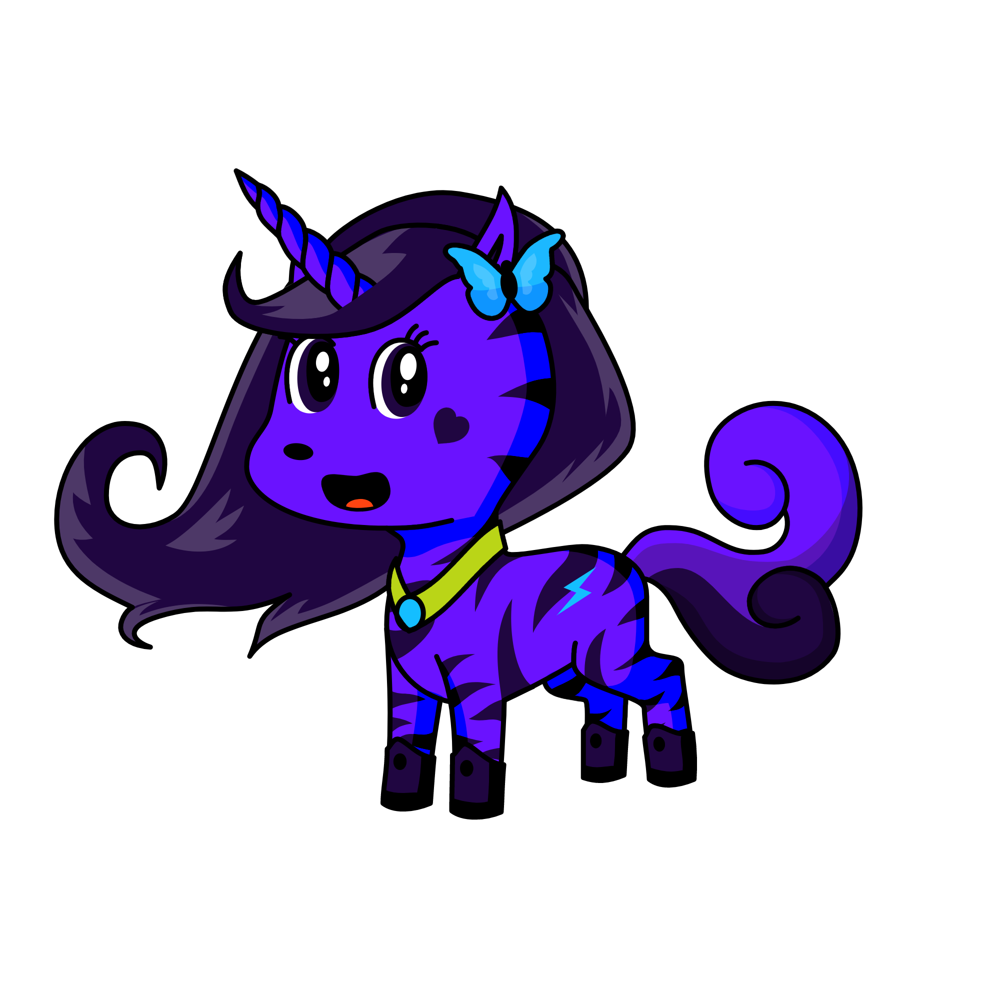 Lily Ihe Night Detective, the unicorn