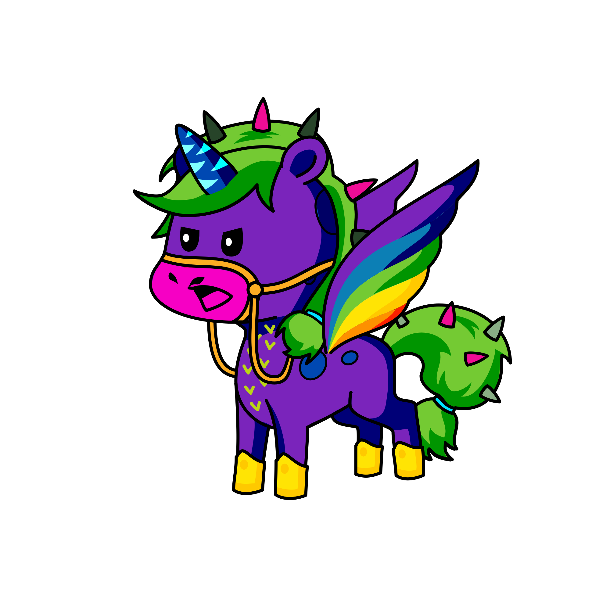 Apple Green, the unicorn