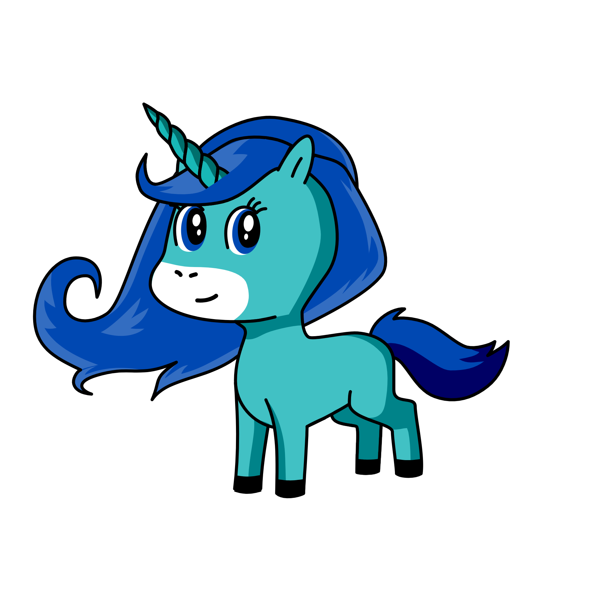 sea, the unicorn