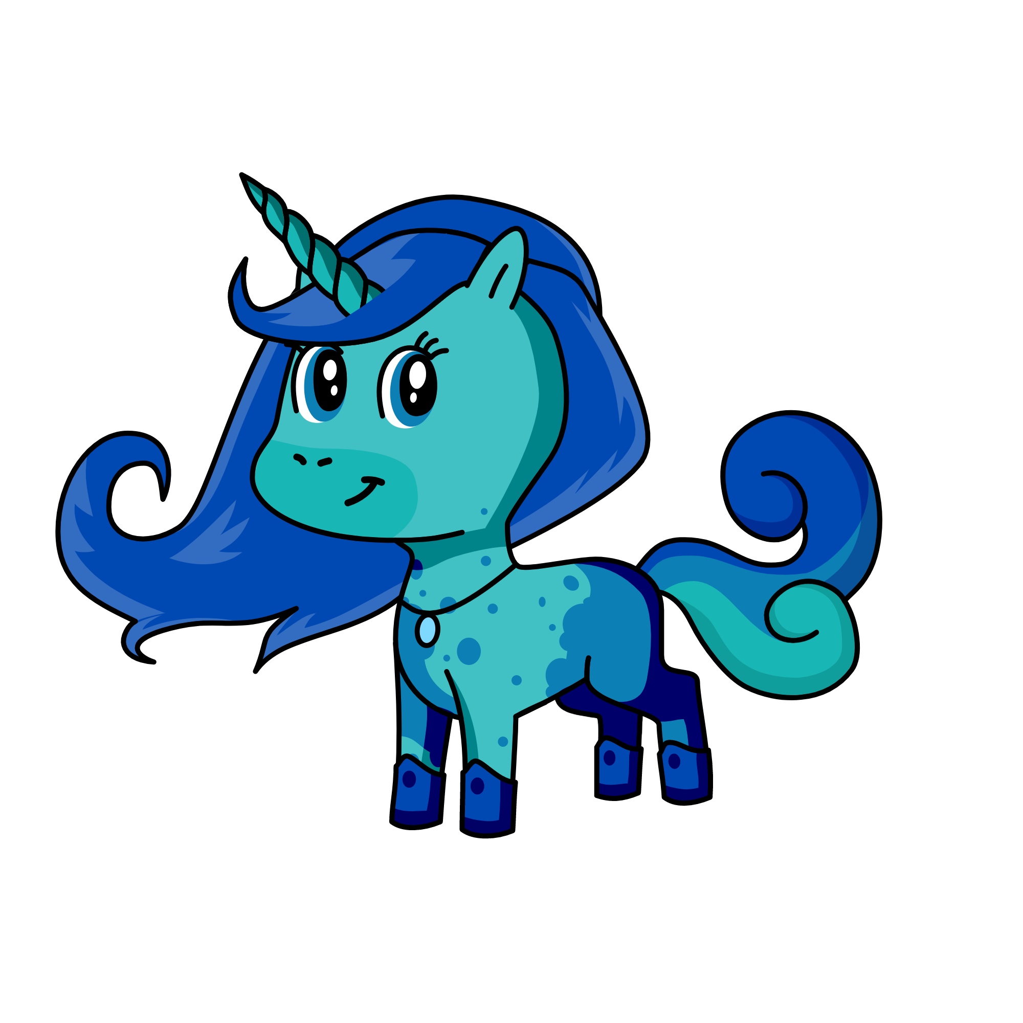 sea-corn, the unicorn