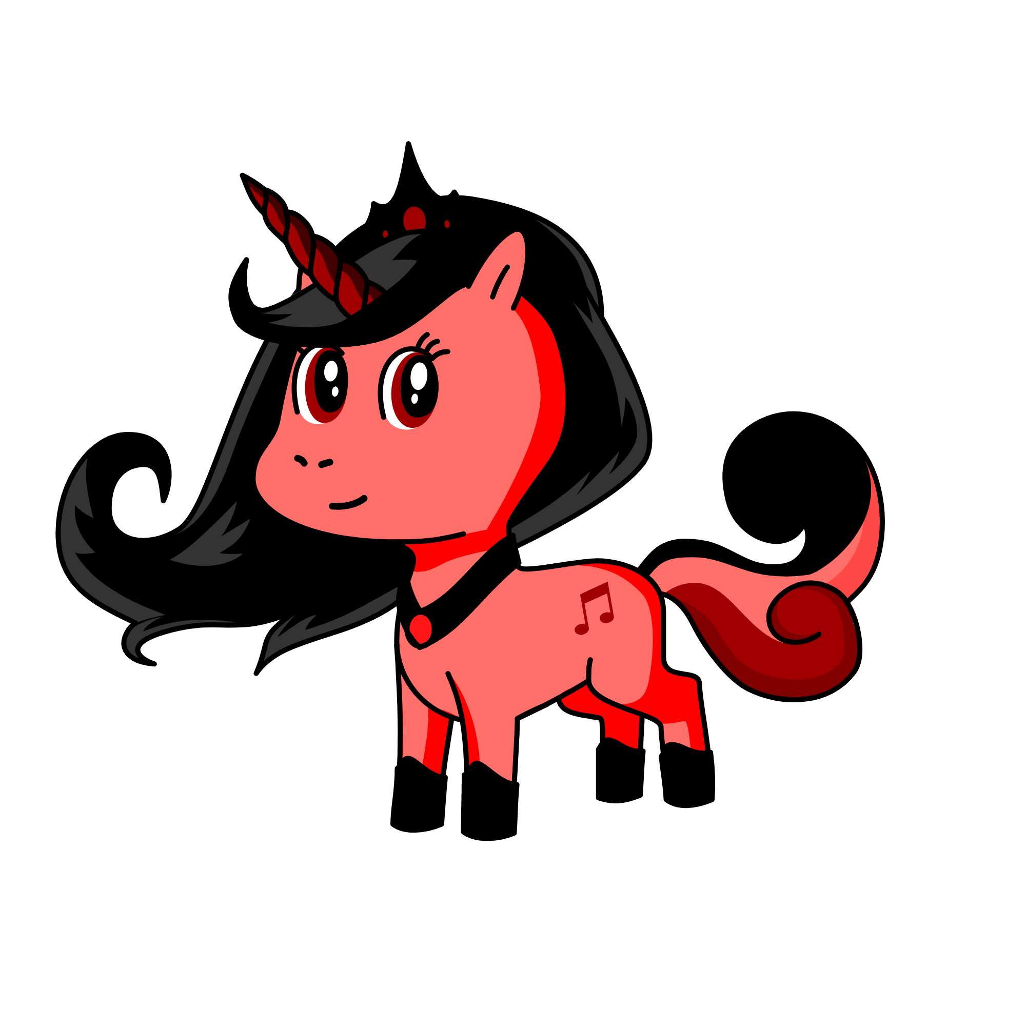 midnight darkness , the unicorn