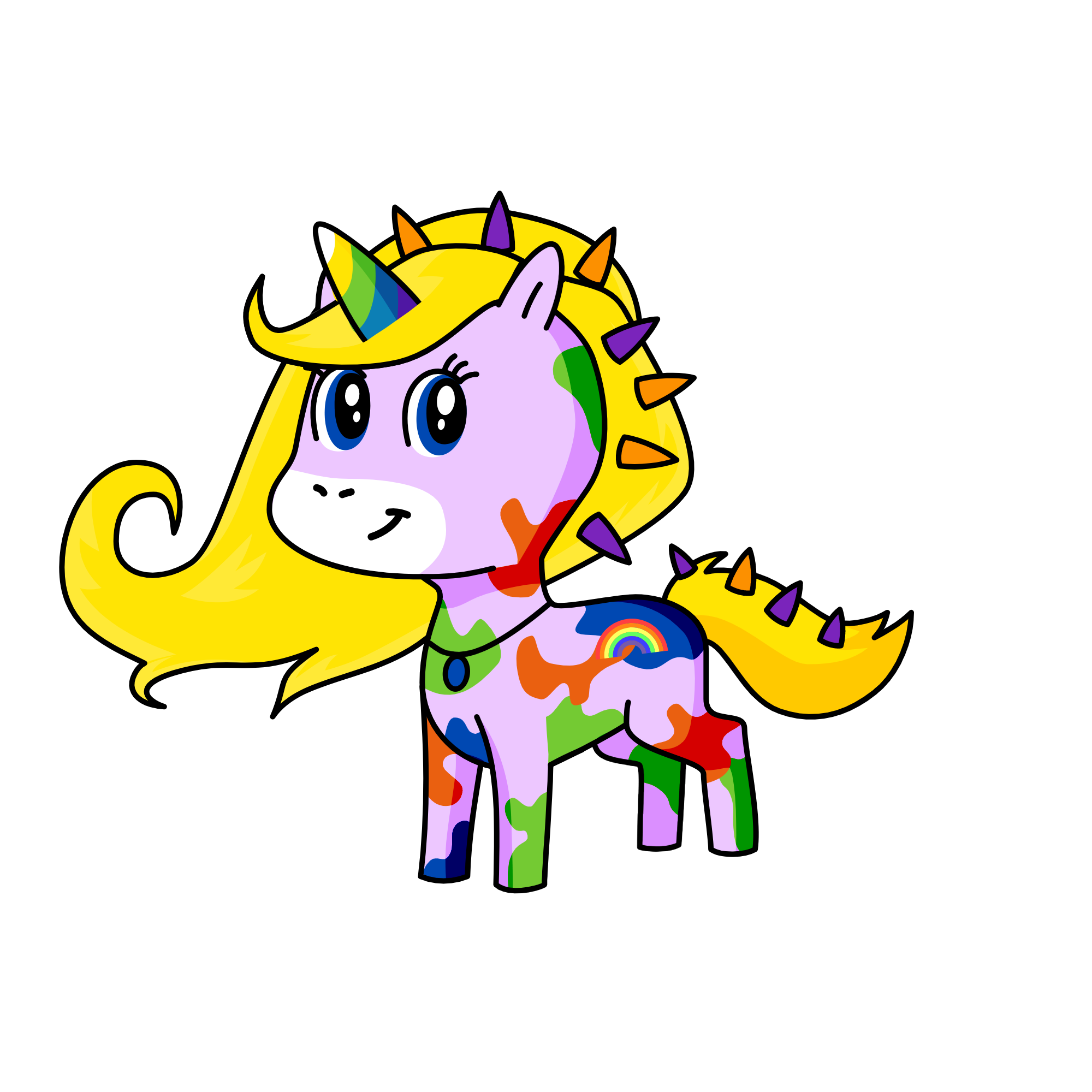 rainbow, the unicorn