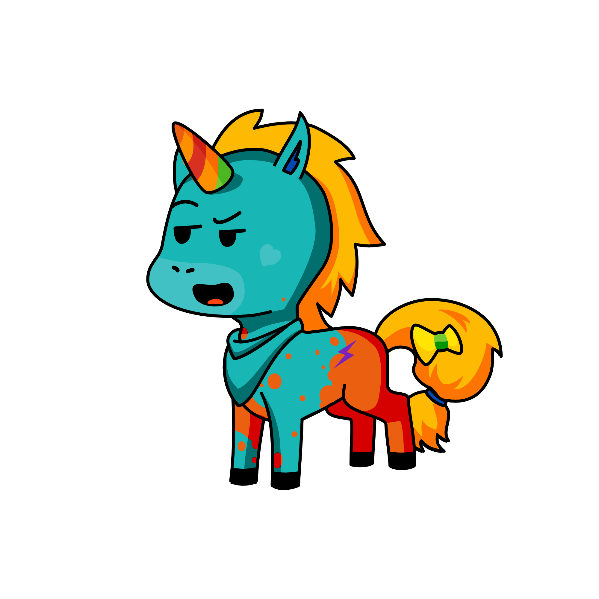 hehe, the unicorn