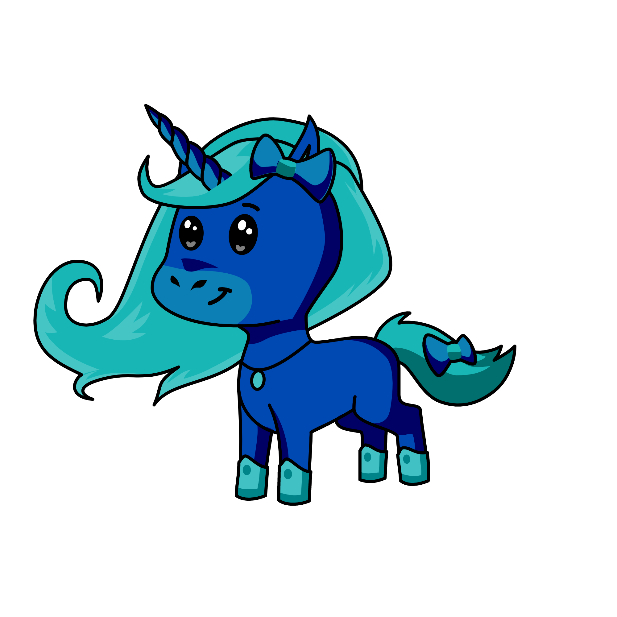winter, the unicorn