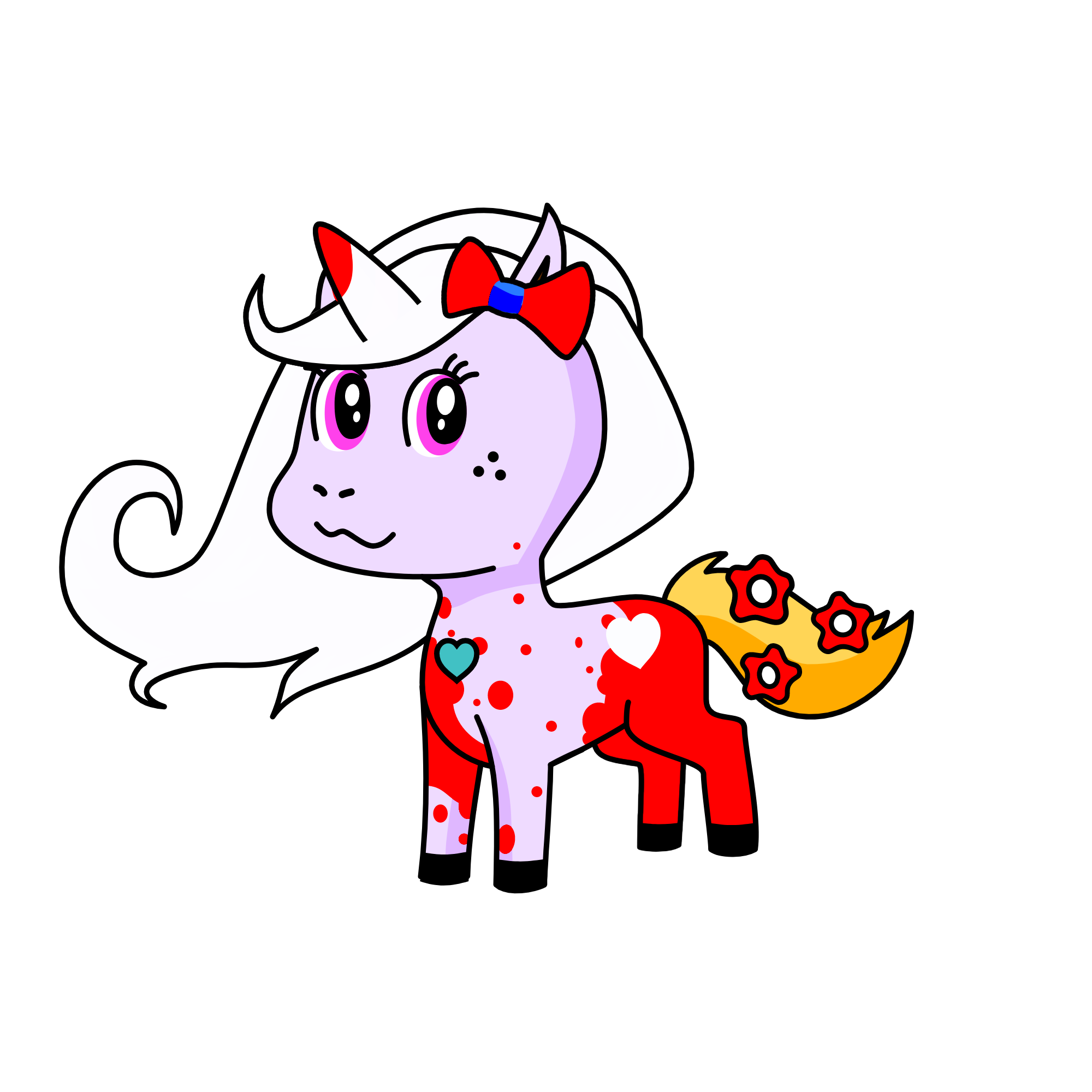 luckys unlucky sister, the unicorn