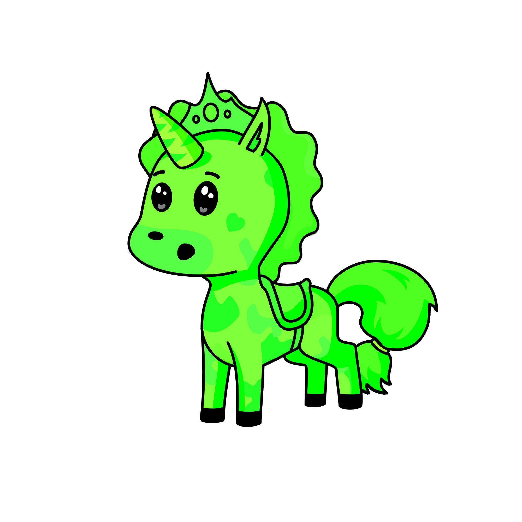 grass, the unicorn