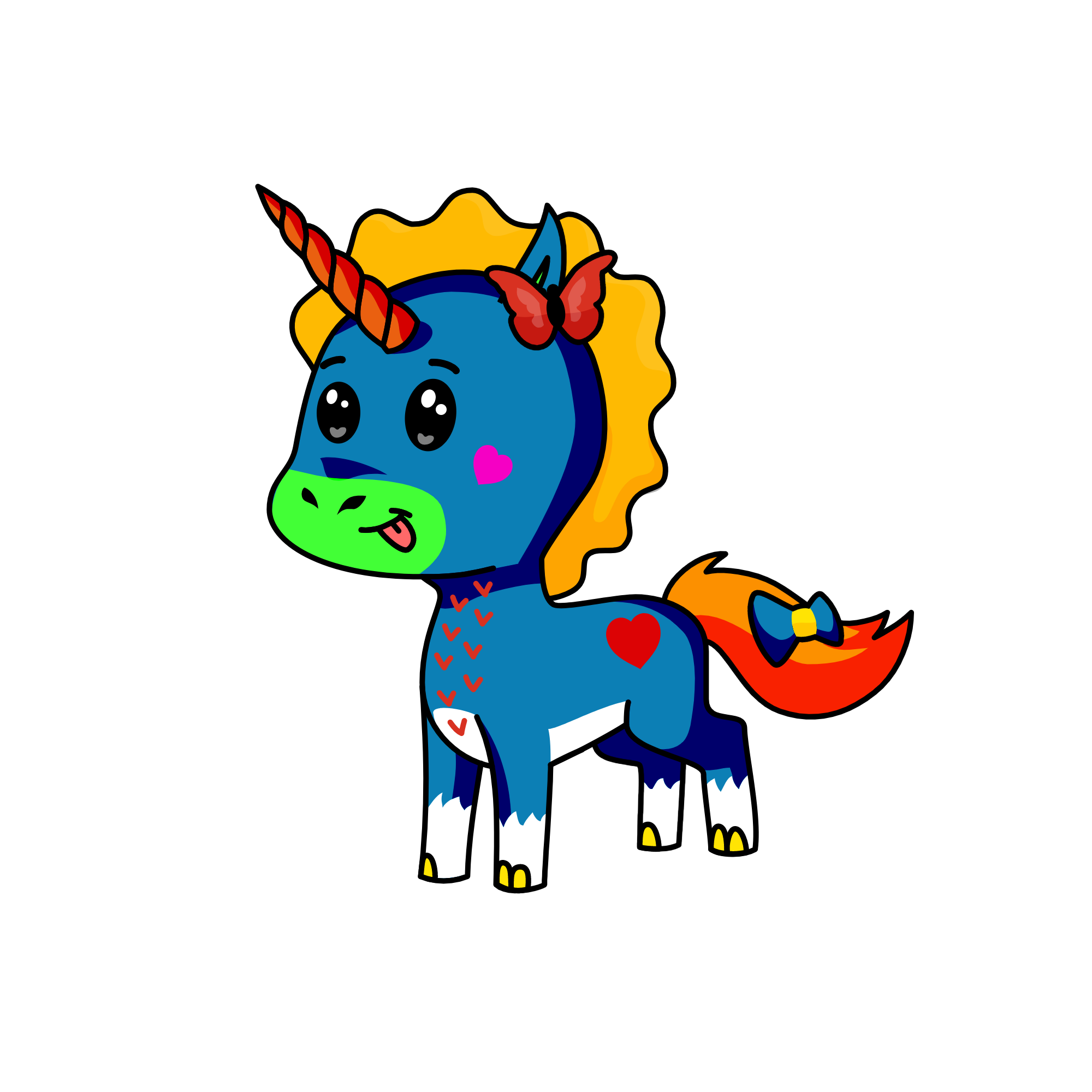 bird, the unicorn