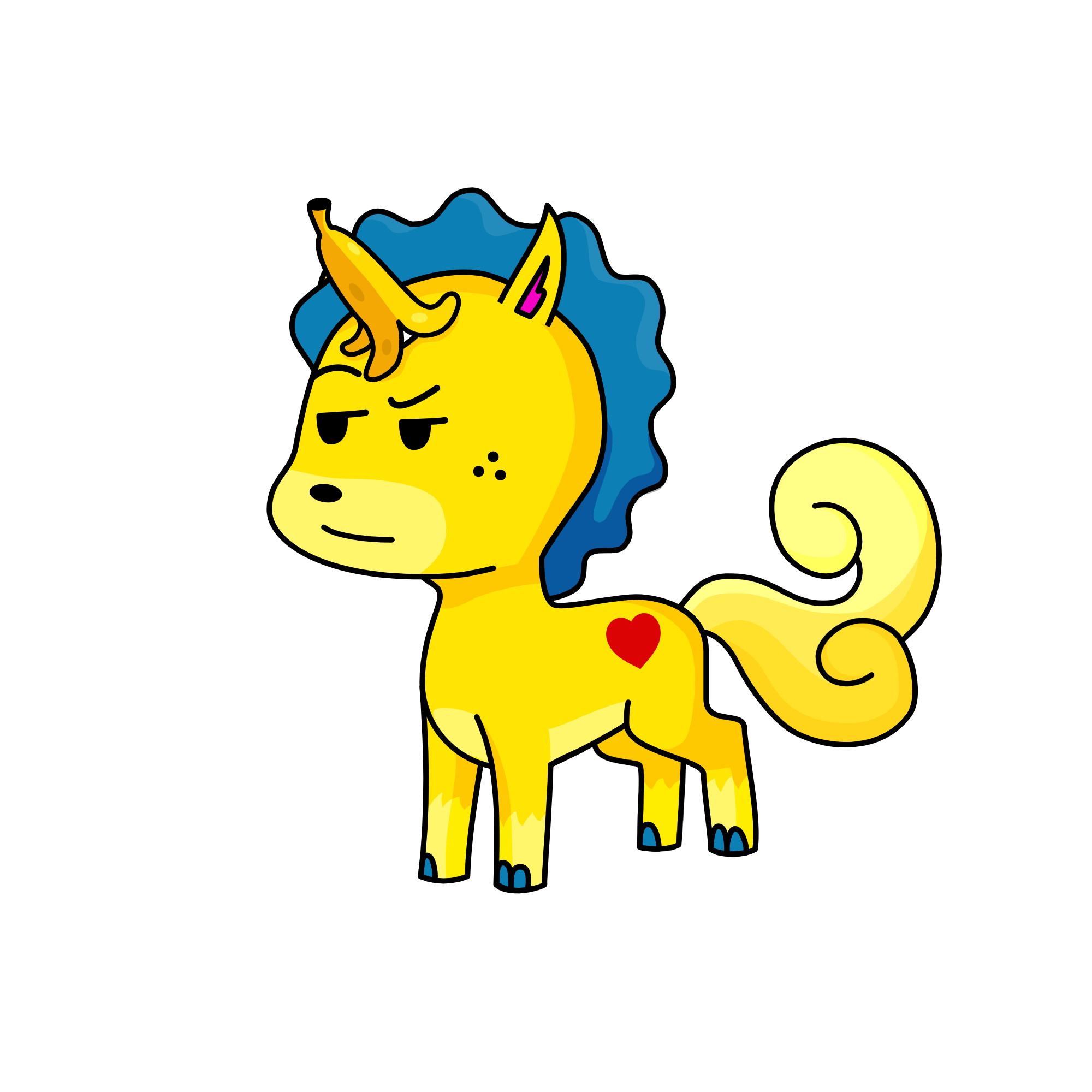 bannana, the unicorn