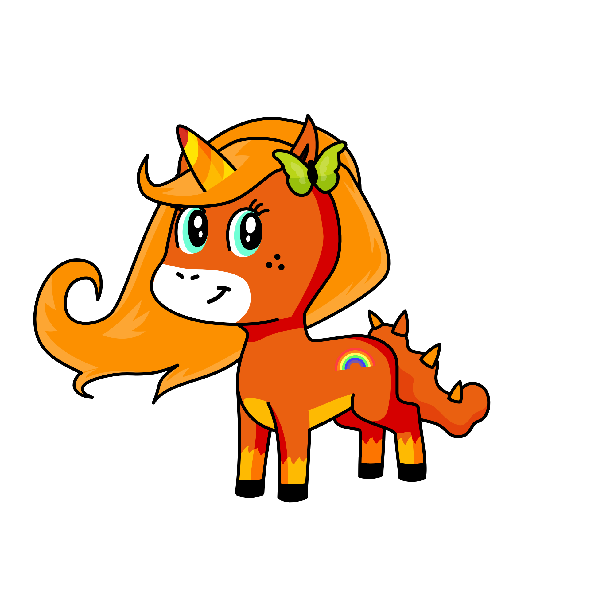 flash, the unicorn