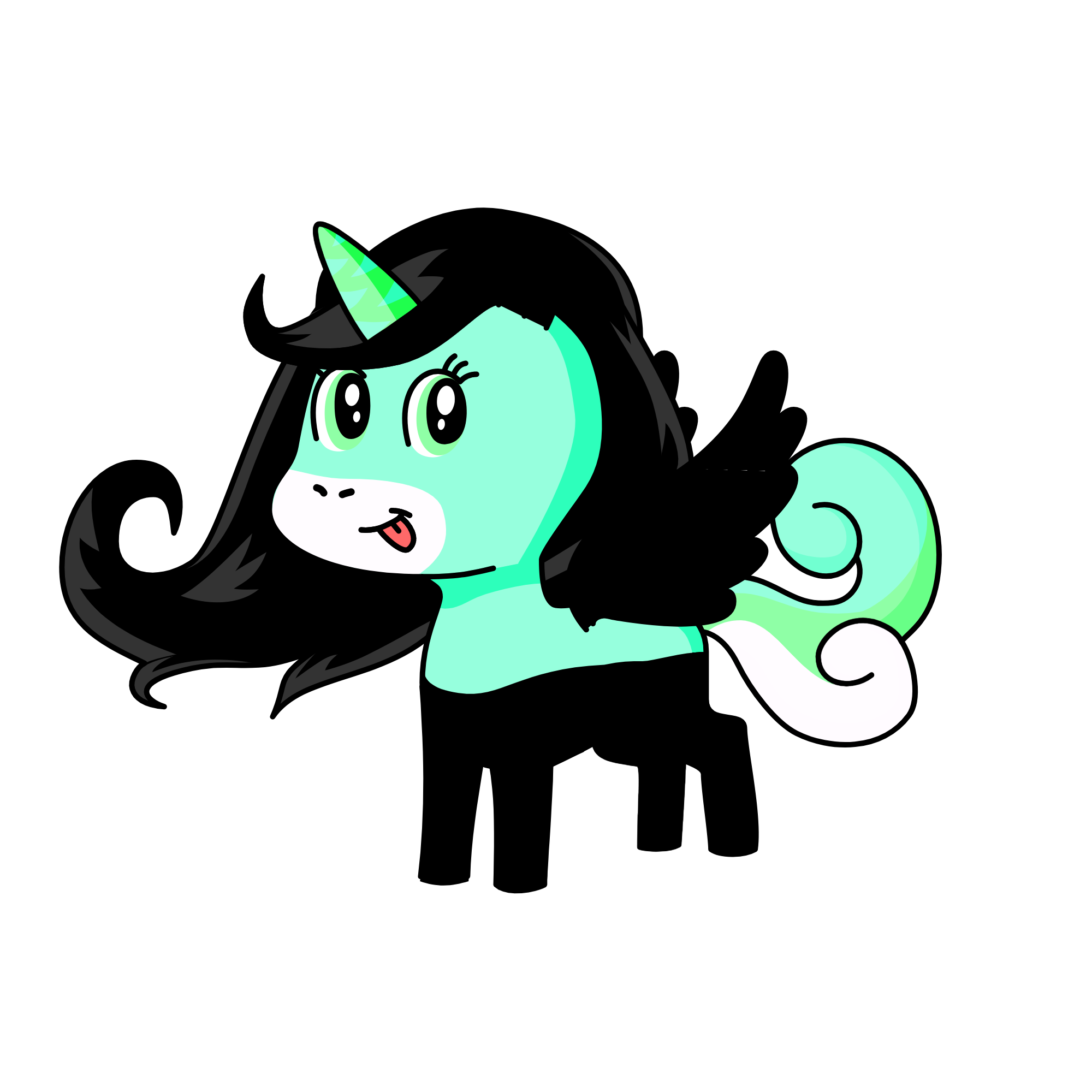 Dark Magic, the unicorn