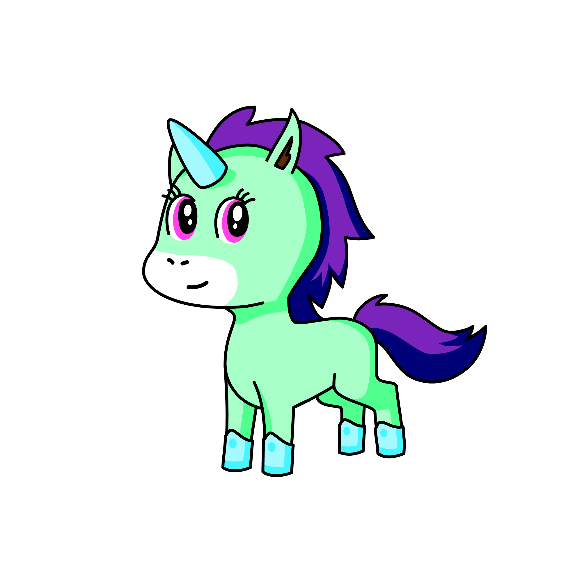 Green Magic, the unicorn