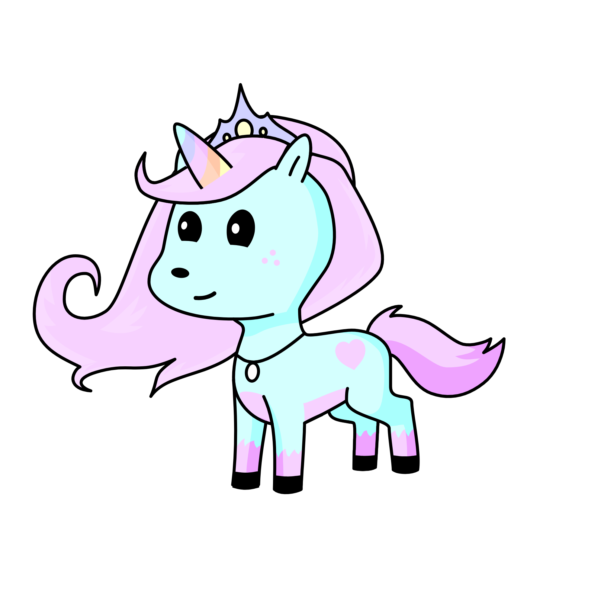 pastel, the unicorn