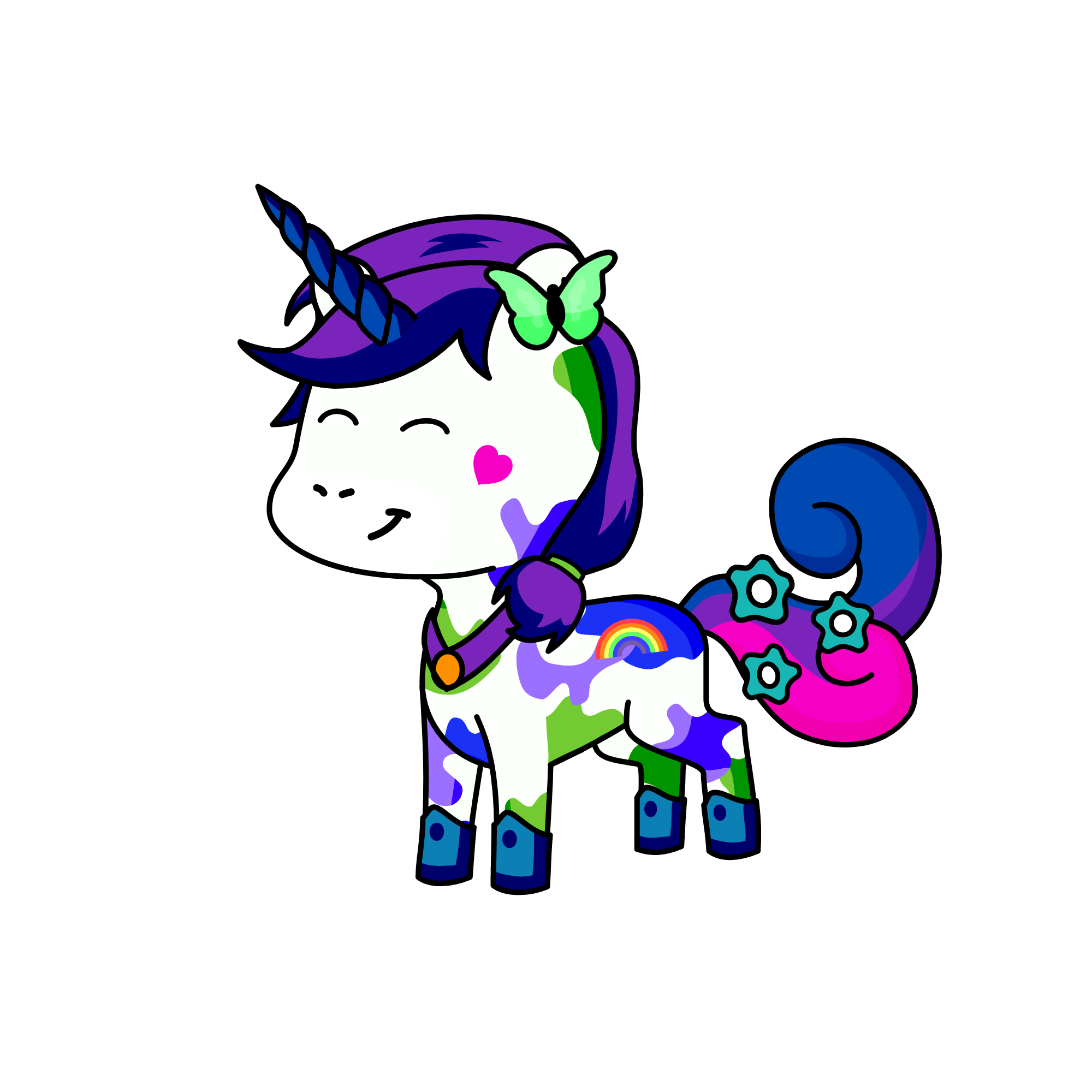 mely, the unicorn