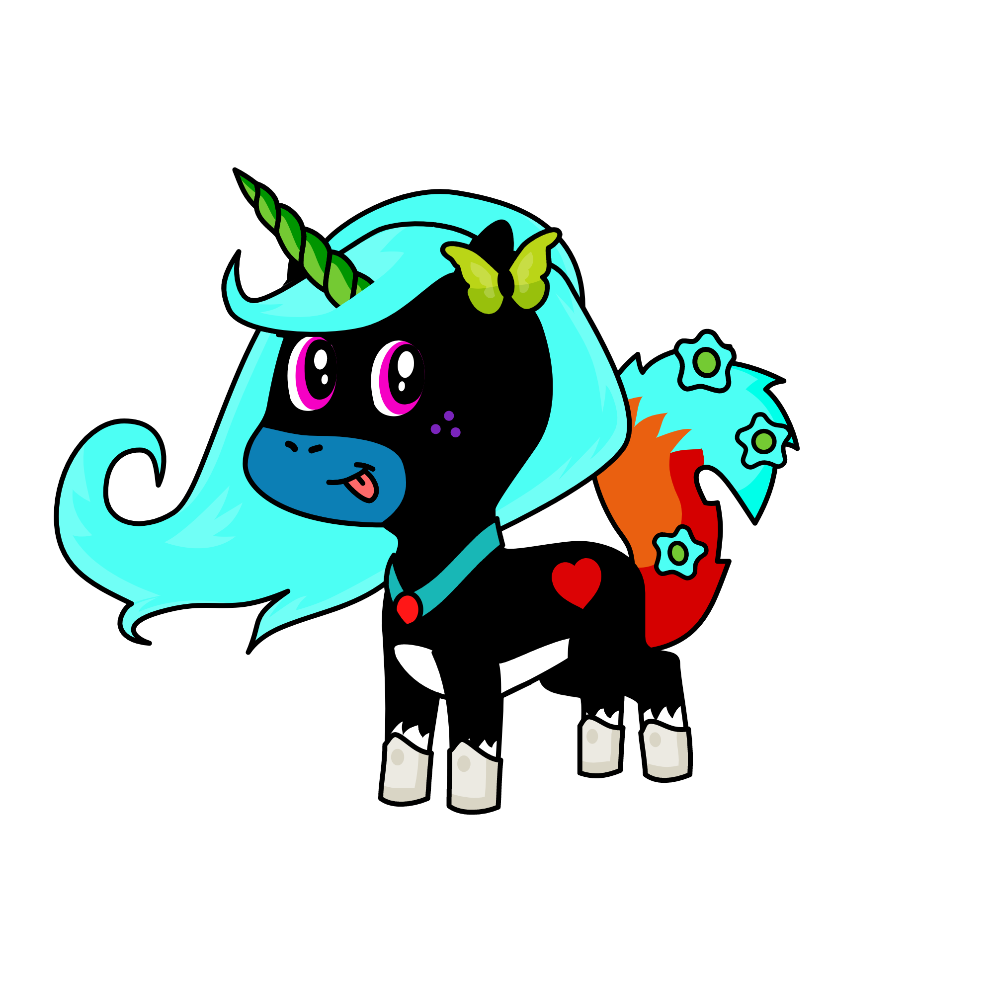 elim, the unicorn